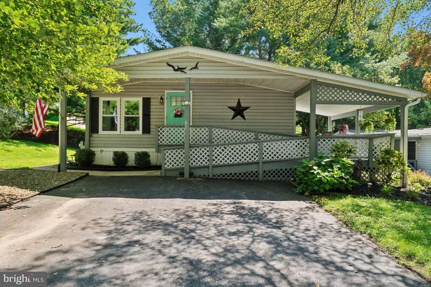 Welcome to this beautifully maintained double-wide mobile home located in Hillandale Homes mobile home park. This 3-bedroom, 2 full bath with 36 in doorways (on most of the doors), a covered wraparound deck equipped with a ramp for wheelchair accessibility and 2 off-street parking spaces is looking for its new owner.  Many upgrades have been made within the last few years…New roof 2021, HVAC spring of 2023, Windows 2024(warranty transfers), walk-in shower in the primary bedroom’s bath 2019, Bath fitter surround in the main bathroom 2 years ago. All the appliances are newer (a few years old) except the washer and dryer but they are in great working order. Pics too come shortly, Schedule your private tour. Ground Rent is $760.00 per month which includes water, sewer, trash removal 2x a week and snow removal of common areas. All residents must apply and be approved by Hillandale Homes Property Manager. Contact listing agent with any questions