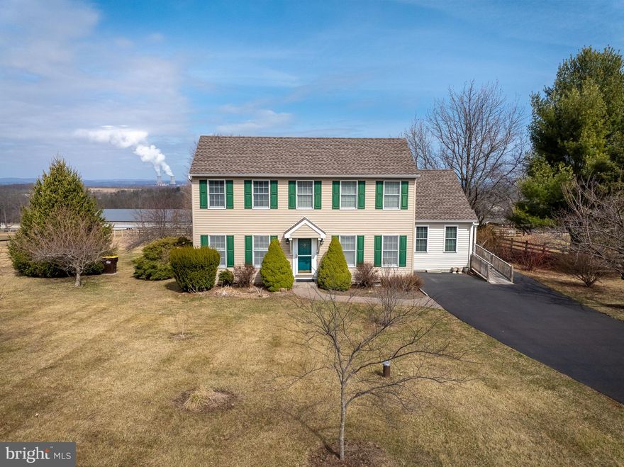 DEADLINE FOR OFFERS IS TUESDAY 3/25 AT 12PM.     Situated at one of the highest points in Chester County, this home is being offered for sale for the first time since it was built. With a peaceful setting and views overlooking an adjacent horse farm, it has been cherished and very well maintained by its original owners. The home was solidly built (using 2x6) by reputable local builder, W&J Frankland Builders, and is a modified Salt Box style. It features 3BR + large den, 3 full baths, and partially finished basement. A first floor primary bedroom allows for one-floor living, if needed. On the main level, you will appreciate the solid white maple and rosewood floors. An open floor plan allows a seamless transition between the Living Room, Dining Area, and Kitchen. The Primary Bedroom is down the hall and features a newer en-suite bath with radiant heat floors. A large den (or guest room) and full bath complete this level. As you move throughout the home, take note of the numerous large windows and that every room has windows on two walls, allowing plenty of light. Moving upstairs, you will find 2 generous bedrooms, sharing a Jack & Jill bath. A partially finished basement provides approximately 440 sq ft of finished space, consisting of 2 rooms - great for an office, media room, workout space, or play room. The back yard is accessible off the kitchen, and features a very prolific pear tree and many varieties of birds. A 22 kw whole house generator (2018) provides peace of mind. Newer Roof/Skylights (2017). Conveniently located a stone's throw from Rt 23, you'll be just 10 minutes to vibrant Phoenixville and approx 20 minutes to King of Prussia, Malvern, and Exton.