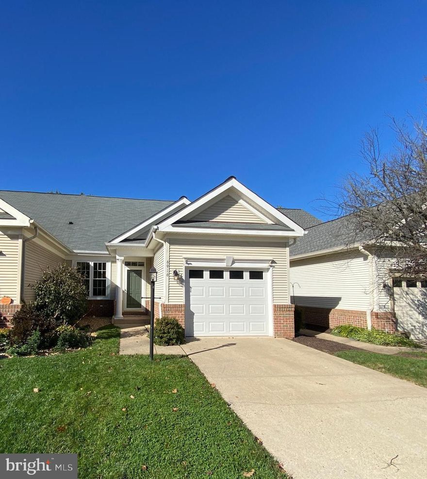 Beautiful & spacious home in desirable senior community! This home provides ample space with 4 bedrooms and 3 full bathrooms. The main level features hardwood flooring throughout and two main level bedrooms and full bathrooms. The large living room has hardwood floors and cathedral ceilings. The living room opens to the dining room separated by decorative columns. The gourmet kitchen has granite countertops, ceramic tile flooring, backsplash, stainless steel appliances including a gas stove & built in microwave. The laundry room is off the kitchen and features shelf storage, mud sink & Newer luxury vinyl tile. Interior access to the garage through the laundry room. The primary bedroom features a walk in closet , ceiling fan with light and en suite bath! The primary bath has ceramic tile flooring and a tile surround shower. The second main level bedroom has a walk in closet, ceiling fan with light and access to the backyard! Could also be used as a den! Massive under stair storage room has a light and is carpeted. This area also features shelving! Up the curved staircase you will find the 15x15 fully carpeted loft! The 15x12 third bedroom is also carpeted and features a double closet and ceiling fan with light. The 16x13 bedroom has carpet, double closet and ceiling fan with light. The full bathroom upstairs has ceramic tile and a tile surround tub/shower. The bonus room is 11x10 and has a parquet hardwood floor, closet & attic access. This room could be used for so many purposes including a 5th bedroom (not to code).  The picket fence backyard is complete with a cement patio for your outdoor entertaining! Water Heater - 5 yrs old, Furnace - 7 yrs old, Windows replaced in 2019, Front post light 3 yrs old * Heritage Hunt is a gated 55+ community with a wealth of amenities for its residents and guests to enjoy! Some of those amenities include two clubhouses, two aquatic facilities, an 18-hole Arthur Hills golf course, a fitness center, dining facilities, and other recreation amenities. Close to Commuter Routes I-66 & Rt. 29. Convenient to shopping, dining and wineries!  Ample extra parking across the street! Purchaser responsible for capital contribution fee****Majority of roof is 2 years young!  Replaced due to hail damage.