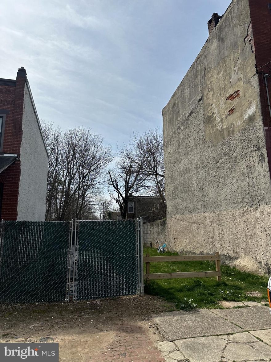 Exceptional development opportunity in the rapidly growing Mantua neighborhood. This RSA-5 zoned lot offers generous dimensions of approximately 112 feet deep by 13 feet wide, providing ample space for new residential construction or long-term investment. Surrounded by ongoing development and revitalization, the property is ideally located near University City, Drexel University, the Philadelphia Zoo, and major transportation routes, making it an attractive option for builders and investors alike.  Don’t miss your chance to be part of Mantua’s continued transformation and growth.
