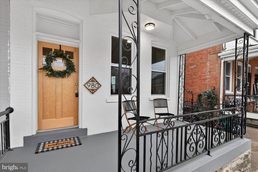 Welcome to 980 E Orange Street, a beautifully renovated home showcasing exposed brick, rich hardwood floors, and a spacious, inviting layout. This move-in-ready property features an updated kitchen, four bedrooms, and two bathrooms, including a finished third-floor space that offers two of the four bedrooms—perfect for added privacy or flexible use. Enjoy the convenience of off-street parking and a backyard, making this home the perfect blend of style, comfort, and functionality in a desirable location.