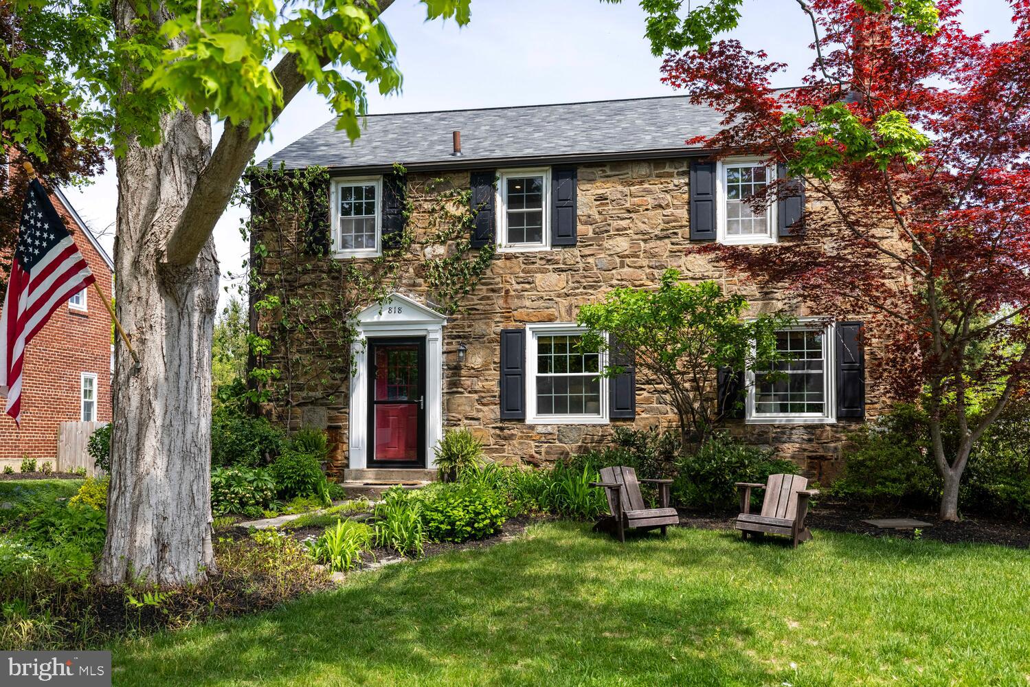 Welcome to this beautiful 4-bedroom, 2.5 bath stonefront Colonial in the highly desirable Chesney Downs neighborhood of Erdenheim.
Step into a bright living room with a cozy fireplace and newly refinished hardwood floors throughout. The open kitchen and dining area features a stylish breakfast bar and room for a kitchen table—ideal for everyday living and entertaining. Adjacent is a charming sitting room featuring a built-in bookcase — this room is perfect for relaxing or working from home.
Upstairs, the spacious primary suite includes generous closet space and a private bath with a walk-in shower. Three additional bedrooms and a full hall bath complete the second level.
Enjoy outdoor living with glass doors leading to a covered patio and a large backyard—perfect for entertaining, gardening, or letting kids and pets play.
Don’t miss your chance to own this classic home in one of the area’s most sought-after neighborhoods!