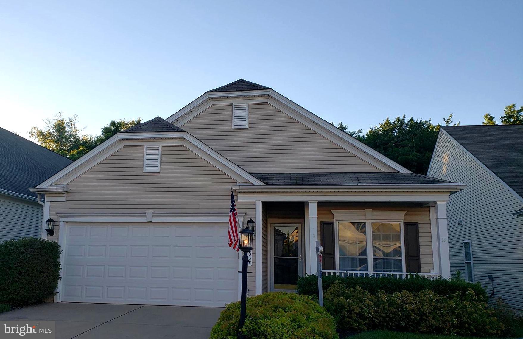 Immaculately maintained Rancher located in the 55 or Better Community of Carroll Vista*2-3 BR*2 Full BA w/ low-step, over-sized shower*NEW SS Appliances*Granite*Propane FP in LR*Walk in Closet*2 Car garage*Tray Ceiling*Custom Trim/Molding*Community amenities that make you feel like you're on vacation! Indoor/Outdoor pools*Clubhouse*Fitness Center*Safe walking trails*Game Rooms*Putting Greens-MORE!