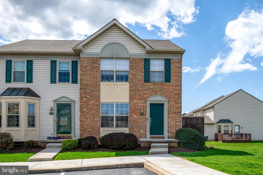 Offer has been received.  Sellers set an offer deadline for 2:00 on Saturday, April 18, 2025.  Beautifully well maintained end unit townhome.  This home features granite countertops, gas stove with a breakfast bar and eat in dining area.  A deck conveniently located off of the eating area.  The primary suite with full bath is also on the main floor with a vaulted ceiling.  2 bedrooms and another full bath on the upper level.  The unfinished lower level has great potential for storage, working out or bring your own ideas for a transformation.   Appliances stay along with the newly purchased replacement blinds for the living room.   New in 2022 Roof, Washer & Dryer and Hot Water Heater and 2024 new Garbage Disposal.  This home is close and convenient to all major roads, schools, and shopping and will not last!  It is extremely clean so schedule your showing today.