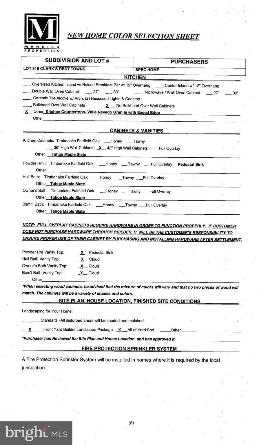 CLARK'S REST - Residential