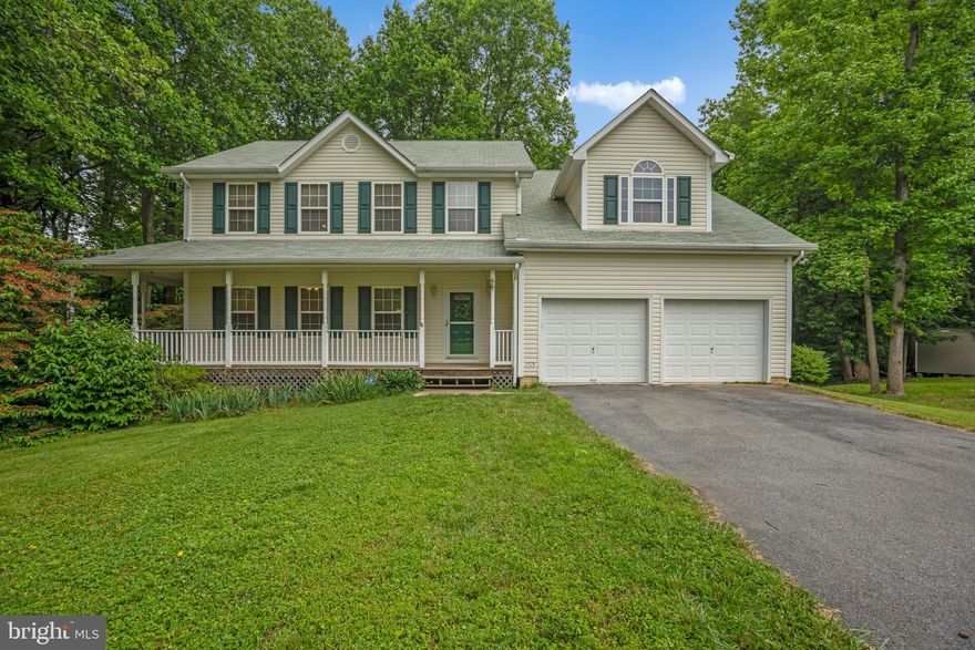 Exceptional value! Welcome home to this HUGE colonial in desirable Huntingtown.  Located in the established and well-maintained community of Wilburn Estates, this home boasts just over 4,000 square feet!  Freshly painted, professionally cleaned and newly carpeted, it offers a neutral palette to bring all your DIY ideas to life!  

Four spacious bedrooms with large closets and extra windows.  The master suite offers a sitting area/multi-use space and the ensuite bath boasts a jetted tub with ceramic surround, dual vanities, dual walk-in closets, and a separate shower for your relaxation and rejuvenation.

The kitchen features an island cooktop, plenty of cabinets and counters, and eat-in space perfect for casual dining.  The separate dining room is great for more formal entertaining.  

Outside, the wrap-around porch and large deck are perfect for entertaining guests or just enjoying a relaxing evening outdoors. The 1+ acre lot has a large, cleared area and backs to woods for added privacy.  There is a 2-car garage with paved driveway, and the cul-de-sac location is a favorite with the community tennis court at the end of the street for you to enjoy!  

Don't miss out on the opportunity to own this wonderful home!  Contact me today to schedule a private showing and make this dream colonial yours!