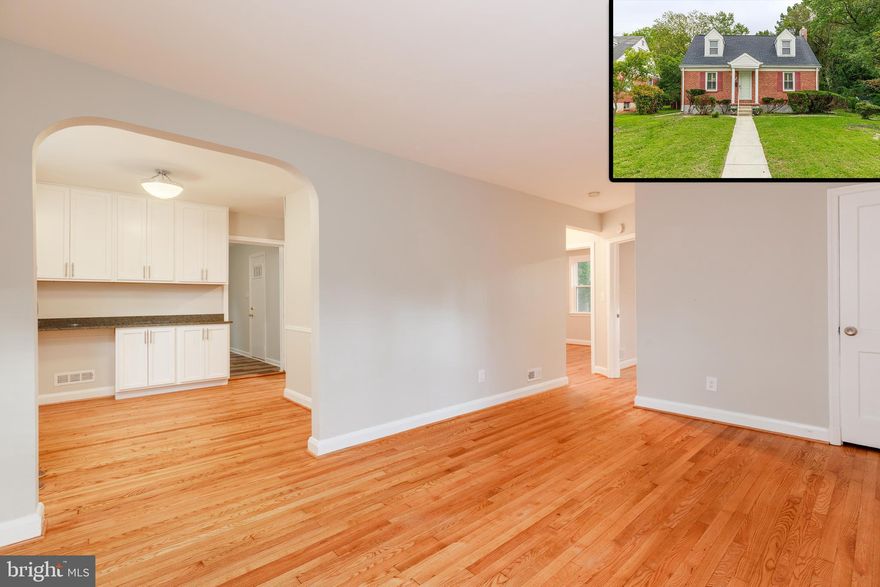 PICTURE PERFECT RENOVATED CAPE COD!  Enter into a bright and airy living area with beautiful hardwood flooring that leads to a fully remodeled dining area and kitchen with granite countertops and stainless steel appliances. Off the main living area are two generously sized bedrooms and a fully remodeled bathroom.  Upstairs is a huge master suite with sitting area, plenty of closet space and remodeled ensuite bathroom.  The basement has been partially finished adding a great area for additional living space.   Off of the kitchen/dining area is a bonus room that leads to an enclosed porch and huge flat back yard that is perfect for entertaining.  This house is ready to move right into - schedule your showing today!