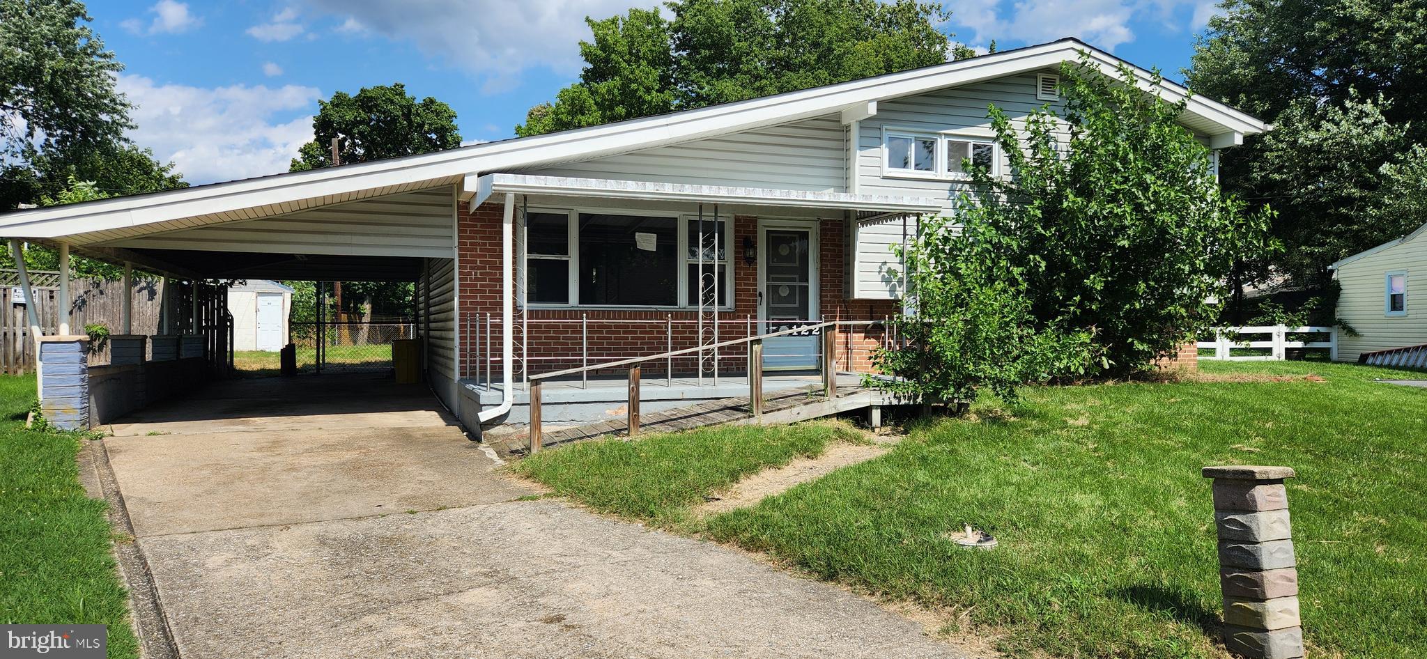 SFD Split Level Home with 3 Bedrooms, 1.5 Baths, Carport/Driveway and Fenced Rear Yard. Property being sold As Is. Purchaser to verify Real Estate Taxes, HOA, and Ground Rent - Seller will not redeem Ground Rent. Cash Offers Require 10% EMD or $1000 minimum, whichever is greater and all Financed Offers Require 1% EMD or $1000 minimum, whichever is greater. Purchaser can use whatever title company they prefer, but purchaser's title must coordinate with seller's title (Vendor Connect, LLC). Bank Addendum come after offer acceptance. The Seller will not accept blind offers or escalation clauses. Property must be in MLS for at least 3 days before seller will consider any offers. The seller is not responsible for utilities. If buyer needs utilities on for inspections, then it will be solely at the buyer's expense. Buyers winning the Highest & Best must understand that they participated in a Highest & Best, Multiple Offers Situation and that any requests to the Seller for Special Concessions, Repairs or Switch in Financing could result in the Seller terminating and retaining Buyer's EMD.
