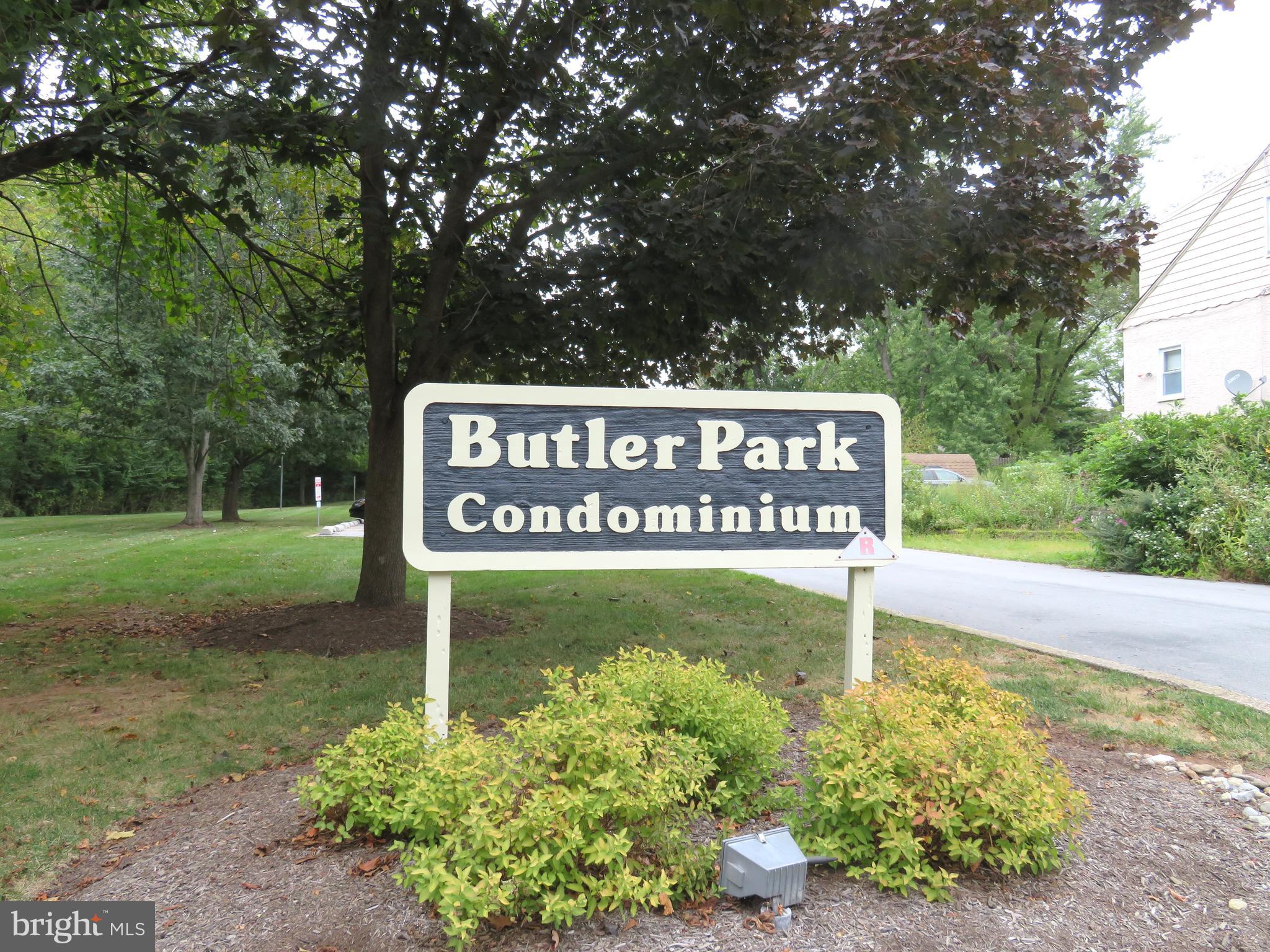 Welcome to this first-floor condo in the desirable Butler Park Condominiums in Ambler. This spacious unit offers 2 bedrooms, 2 full bathrooms, PLUS a separate office/den, perfect for today’s flexible lifestyle needs. Step inside to discover all-new wood flooring throughout, updated windows, and a bright, oversized living room filled with natural sunlight. The adjacent dining room includes a large, deep closet for additional storage, along with a convenient utility closet and in-unit laundry. The eat-in kitchen provides ample space for casual dining, while the primary bedroom is a true retreat, featuring a private full bath with a shower stall, a walk-in closet, and two additional closets. Enjoy direct access to the private patio through sliding glass doors. The second bedroom is generously sized, and the separate office/den that offers a quiet space for work or hobbies. A modern ceramic tile hall bath with a tub/shower combo completes the layout. Additional highlights include a new hot water heater (2021) and an updated HVAC system, providing peace of mind and energy efficiency. Conveniently located near downtown Ambler, shopping, dining, and major commuter routes, this condo combines comfort, space, and modern updates — all in a prime location.
