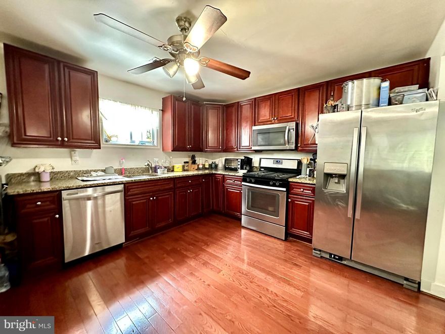 Back in the market, single family dwelling located at the heart of Capitol Heights, just minutes away from Washington, DC.
Plenty of room to grow into this 5 bedroom 2 bath home! Hardwood floors welcome you as you walk in. The beautiful eat in kitchen features cherry cabinets, stainless steal appliances and plenty of counter space. Each bedroom is spacious and light and bright. The back yard is the perfect space to entertain during the warmer months! 2 miles from the capitol heights Metro, Close to 295, 50 and 495
The driveway fits two full size vehicles and you can park in-front of the house as well.
The basement it's finished and it has it's own entrance and a full bathroom.