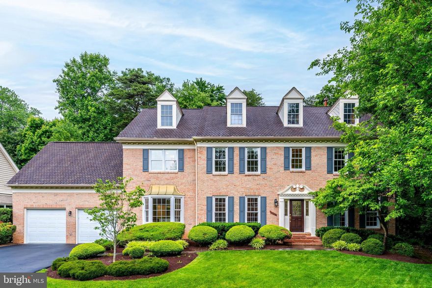 Discover serene elegance in this beautifully appointed home located in the sought-after Century Oak community of Fairfax, Virginia.  Tucked away on a premium cul-de-sac lot surrounded by mature trees, this home offers a divine and private setting.  Upon entering, you are greeted by a grand two-story foyer with a dramatic curved staircase and gleaming solid oak hardwood floors that flow seamlessly throughout the main level. The expansive kitchen is a chef’s delight, featuring a bay window, stainless steel appliances, granite countertops, a marble backsplash, and stylish lighting.   An island and peninsula with seating provide ample space for entertaining, and breakfast nook for casual dining.  The two-story family-room is the best part of the home graced with dramatic Palladian windows above a wall of French doors and a wood burning fireplace.  This central hub offers stunning views of the premium wooded lot offering an unparalleled space to unwind and relax.  The formal living room is a bright and inviting space, complete with French doors and a classic fireplace. The main level also boasts a formal dining room, a secluded office ideal for working from home, and a convenient laundry room.  Ascend to the upper level to find a luxurious ensuite retreat, with a walk-in shower, jetted soaking tub, dual vanities and expansive walk-in closet. Three additional spacious bedrooms with ample windows and two bathrooms, one ensuite and one jack-n-jill complete this level, ensuring comfort for all.  The expansive lower level offers endless possibilities to customize your living space, with room for additional bedrooms, a recreation room, a full bathroom and more. Outside, a brick patio with multiple entries and surrounding knee walls offers an unbelievable private setting perfect for relaxation and recreation.  Residents of Century Oak enjoy a collection of amenities including pool and tennis courts, club house and a pond with walking trails.  Recent updates include a replaced roof, replaced asphalt driveway, fresh paint throughout, new carpet on the upper level, replaced front windows, irrigation system and replaced HVAC systems.  All this plus easy access to the highly rated Navy ES feeding into Franklin or Carson MS and Oakton HS.  Shopping, dining and major commuter routes just minutes away.  This home is ready for you to make it your own.