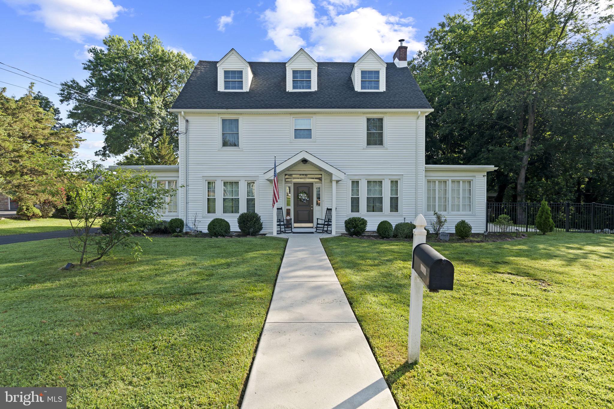 Welcome to this beautifully updated home nestled in the desirable Crestmont Farms neighborhood. With five spacious bedrooms and multiple flexible living areas, this home offers a thoughtful layout and numerous upgrades throughout.
The main level features original hardwood floors, freshly added recessed lighting, and two versatile living spaces perfect for a home office, playroom, or lounge. The kitchen opens to a large rear patio—ideal for outdoor dining and entertaining. A convenient mudroom just off the driveway connects directly to this outdoor space, while a second patio is located off the side living area, creating multiple options for enjoying the outdoors and entertaining.
Upstairs, the second floor is divided into two wings: the left side features two bedrooms that share a full bathroom, while the private primary suite occupies the right wing. The primary includes a spacious walk-in closet, a full en-suite bathroom, and direct access to a potential rooftop deck—an ideal spot for morning coffee or winding down in the evening.
The third floor offers two additional oversized bedrooms with a shared bathroom, providing plenty of space for guests, hobbies, or multi-generational living.
Additional highlights include: newly installed siding, a covered front entry, majority of the windows replaced, most plaster walls removed, a repointed chimney with new liner, upgraded electric system, central air, and a recently repaved driveway. The fully fenced yard features concrete walkways and patios, offering privacy and low-maintenance enjoyment.
Located just 5 minutes from I-95 and 2 minutes to Jefferson Torresdale Hospital, this home is perfectly situated for both convenience and comfort. Don’t miss your chance to own a move-in ready home in one of Northeast Philadelphia’s most sought-after communities.