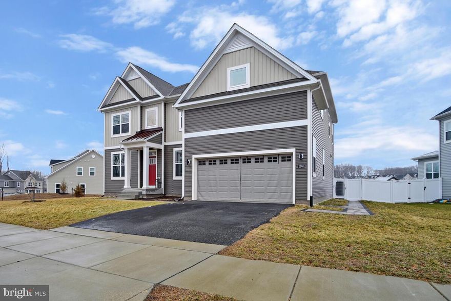 Welcome to 2865 Bridgewater Drive, a stunning 5-bedroom, 3.5-bath single-family home with an attached 2-car garage, built in 2023 and offering modern luxury, thoughtful upgrades, and exceptional space across three beautifully designed levels. Boasting 4,150 sq ft above grade and 1,542 sq ft below grade, this home provides an impressive amount of living space for comfort and versatility.

The main level features an inviting open layout accented by tinted windows throughout the first floor, providing both style and privacy. A convenient main-level bedroom and half bath offer flexibility for guests or a home office. The upgraded kitchen impresses with premium appliances, enhanced cabinetry, sleek countertops, and a custom-built pantry—perfect for everyday living and entertaining. The living room includes a rare three-story bump-out extension, adding remarkable space and natural light to the living room, basement, and primary bedroom.

Upstairs, the expansive primary suite serves as a true retreat, complete with upgraded finishes, a soaking tub, walk-in shower, and a custom-designed walk-in primary closet. Three additional generous bedrooms and two upgraded full bathrooms complete the second level.

The extended basement includes rough-ins for future customization—ideal for creating a recreation room, home theater, fitness space, or guest suite.

Step outside to a fully finished backyard built for relaxation and entertaining. Enjoy a spacious deck, patio, built-in firepit, and full fencing—an outdoor oasis perfect for gatherings and year-round enjoyment.

Upgrades include: tinted windows on entire first floor, custom-built pantry, basement rough-in, upgraded kitchen appliances, cabinets, and counters, three-story bump-out, upgraded cabinets and counters in all bathrooms, and a full backyard build featuring a fence, patio, built-in fire pit, and deck.

Modern, upgraded, and move-in ready, this exceptional home offers the perfect blend of comfort, luxury, and functionality in a sought-after Bryans Road community.

Mortgage savings may be available for buyers of this listing.