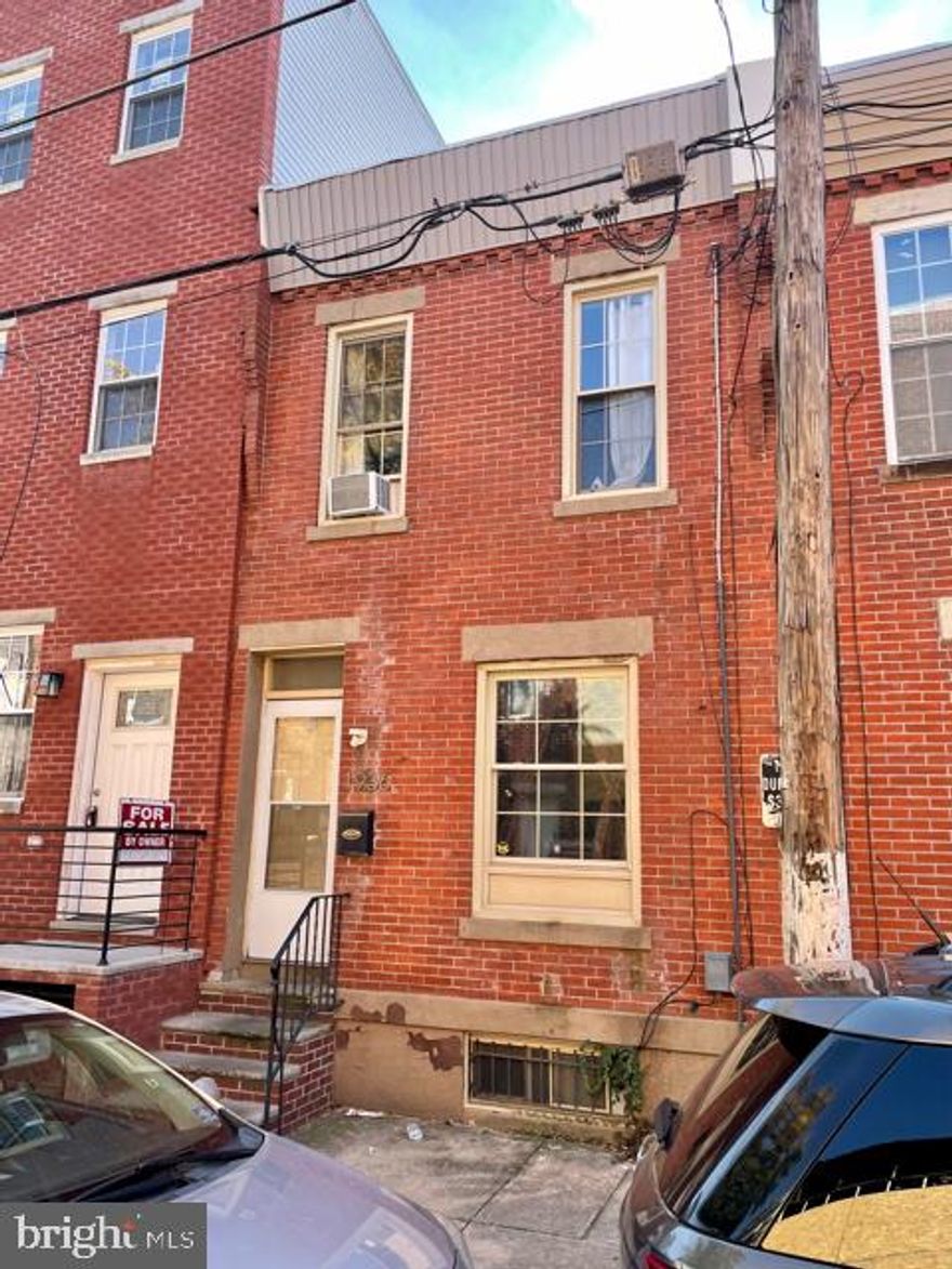 New listing in Point Breeze Area. This 3 bedroom, 1 bath home was recently rented for $1,000 a month. Great for an investor or end user.