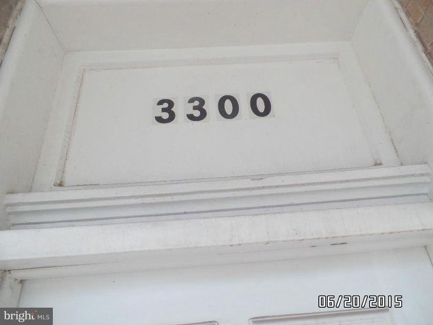 Wonderful chance to own this value priced home. Enjoy nice room sizes, wood floors, and ample rear yard. Thefront porch is perfect for warm weather outdoor living space. Use the unfinished basement as added storage or finish for more livingspace. A convenient location, just blocks from the park and a short drive to Downtown Baltimore