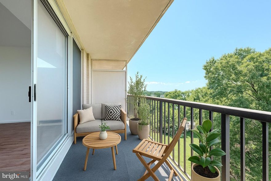 ✨ NEW PRICE! ✨ Welcome to Condo 713 at The Oglethorpe Condominiums—a beautifully renovated 1-bedroom + den, 1-bath home in the heart of the vibrant Hyattsville Arts District! With ALL utilities included and just minutes to Metro, shopping, dining, and entertainment, this condo blends modern upgrades with unbeatable convenience.****Step inside to an open floor plan filled with natural light from a wall of windows and sliding glass doors leading to your private 7th-floor balcony—perfect for skygazing or enjoying panoramic views of the treetops and skyline.****The gourmet kitchen shines with new quartz countertops, dazzling white cabinetry, designer backsplash, and brand-new stainless steel appliances, including a gas range with a sleek glass-and-steel hood. The adjoining dining area, accented with a crystal chandelier, is ideal for both everyday meals and entertaining.****The versatile den offers a stylish home office or flex space, complete with built-ins. The renovated bathroom features a modern vanity with granite counters, updated lighting, matte fixtures, and a refinished cast-iron soaking tub surrounded by stone tile.****Wide-plank flooring continues into the spacious primary bedroom, where you’ll find another stunning panoramic window and a walk-in closet that’s sure to impress.****Convenience continues with a laundry room just steps from your door, extra storage on the lower level, and a secure, well-lit private parking lot. The community itself offers a luxury lobby, two elevators, a picnic and BBQ area, and an on-site property manager, creating both comfort and peace of mind.****Commuters will love the easy access to Metro, bus stops, MARC, and major routes. Nearby attractions include The Westfield Prince George’s Plaza Mall, local parks, and the lively Hyattsville Arts District.****If you’re looking for contemporary style, everyday convenience, and a prime location, Condo 713 is the perfect choice!