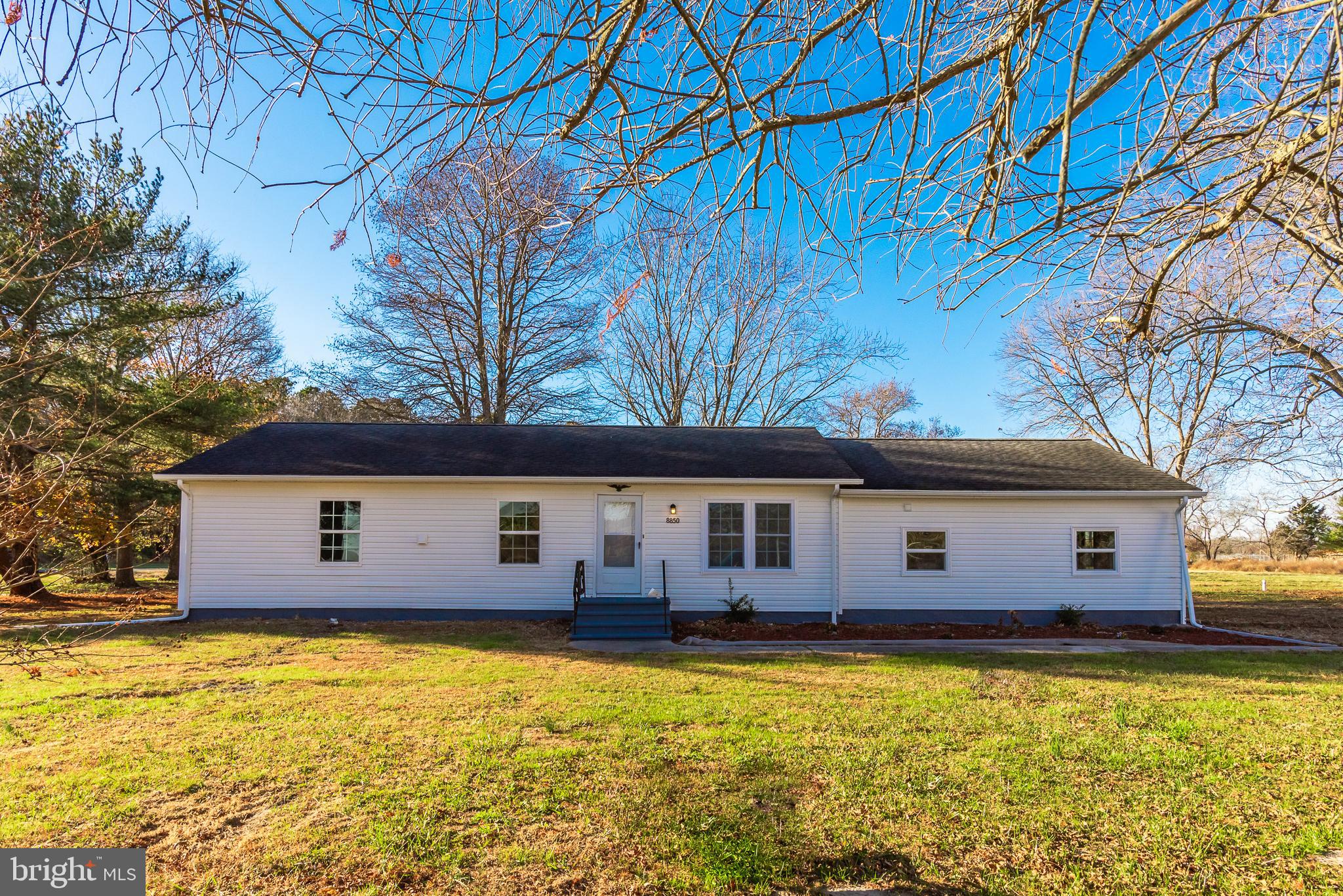 Completely renovated three bedroom home on a large lot. Completely new kitchen and baths, new cabinets, countertops new fixtures and stainless steel appliances. Gorgeous tiled floors look like marble, in kitchen, dining area and livingroom, The cherry on top is the huge family room off of the dining area. Measures 24'x24' overall, with tiled floor, two large closets, separate outside entrance, and a completely new tiled bathroom with walk in tiled shower with glass doors. Would make a great in law suite or guest bedroom, if needed. Huge lot fronts on Crisfield Highway, with a shared driveway that goes all the way through the property to Sign Post Road. Deck off the back for enjoying those quiet mornings and evenings. New 4" well and public sewer. Efficient forced air propane heat. No city taxes, no flood insurance requirements. Ask about special credits for police officers, firefighters, educators or medical professionals!