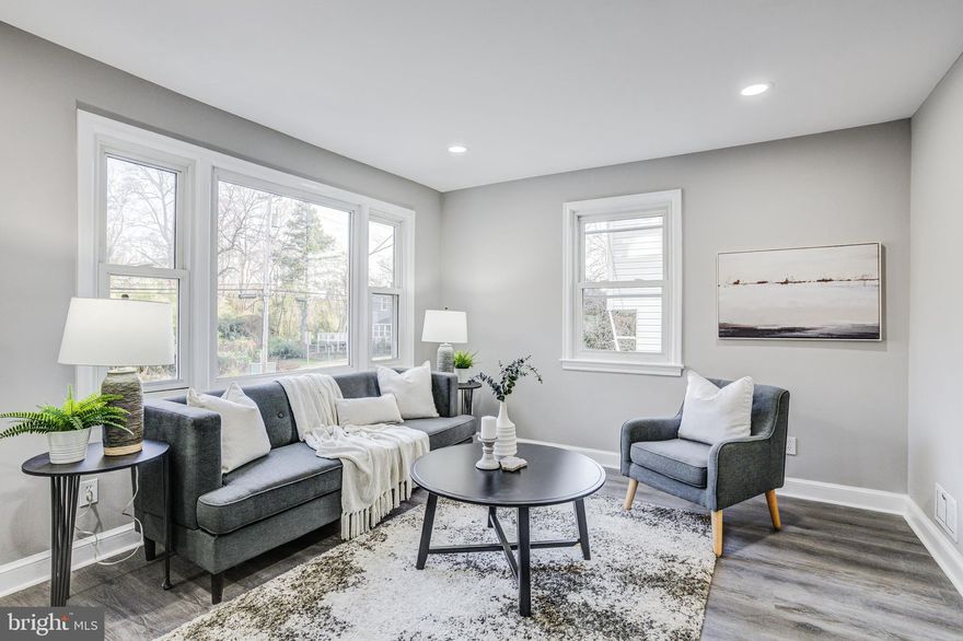 Welcome Home to 5008 Leeds Avenue!  This Beautifully updated Cape Cod has the space you need to create a life you desire.  Boasting an array of sleek finishes throughout this 5 Bedroom, 2 Bathroom home has so much to offer!  When you walk inside you're instantly greeted with an open concept layout featuring spacious living room, dining room, kitchen, 2 entry level bedrooms and full bathroom.  Kitchen boasts S/S appliances, white shaker cabinets, quartz counters and MORE!!  Upstairs you'll find 2 additional spacious bedrooms.  The basement has been fully finished to include a large rec room perfect for entertaining, 5th bedroom and 2nd full bathroom.  Updates throughout include but not limited too all new flooring, freshly painted and SO MUCH MORE!  Private off street parking in driveway and rear detached garage.  Book your private showing today before it's gone!!!