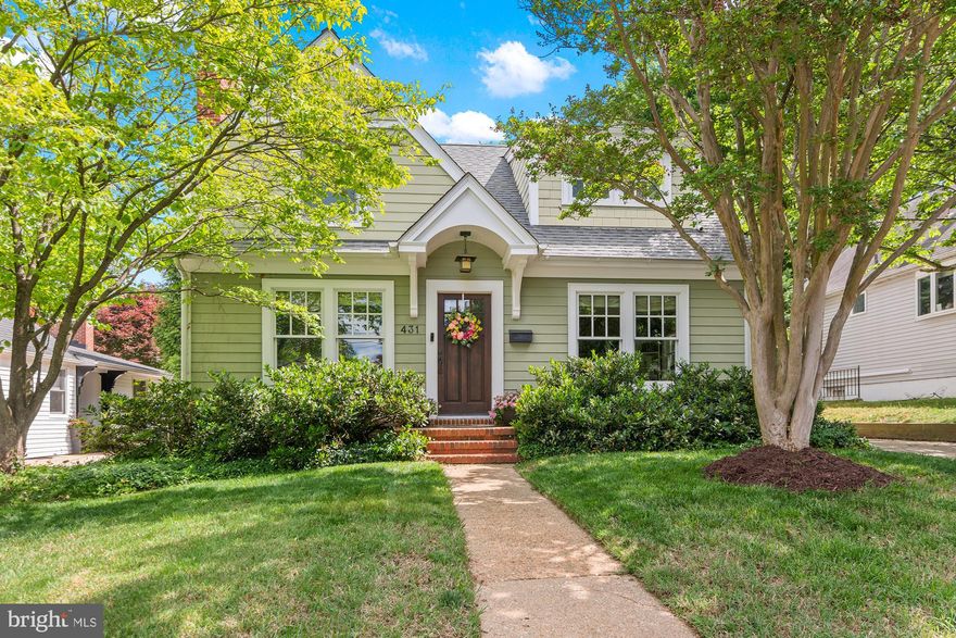 Welcome to 431 Schley Road, a beautifully expanded Craftsman-style home in the sought-after Admiral Heights neighborhood of Annapolis. Originally built in 1951 and thoughtfully renovated in 2008, this residence blends classic charm with custom finishes and modern upgrades throughout its over 3,000 square feet of living space.

Crafted with high-end materials and attention to detail, the home features solid wood interior doors, hardwood floors, crown molding, wainscoting, and built-ins. The updated kitchen has updated quartz countertops and a stylish backsplash and also features stainless steel appliances, bar seating, pantry, built-in beverage area, and a sunlit breakfast area with sliding doors that open to the backyard.

The spacious main level includes a formal living room with fireplace and built-in shelves, a flexible formal dining room (could a library or playroom), a main-level bedroom with a full bath just outside, the updated kitchen, sunny breakfast area, and a family room with cozy heated floors. A convenient side entry and mudroom provide direct access to the driveway.

Upstairs, the expansive primary suite offers a luxurious retreat with a soaking tub, separate shower, dual vanities, a large walk-in closet, and additional storage. Two additional bedrooms and a full bathroom complete the upper level.

The finished lower level includes a generous rec room, a fifth bedroom with updated flooring (currently used as an office) and a full bathroom just outside (perfect for guests or in-laws!), a well-equipped laundry room with sink, a utility room, and ample storage space.

Step outside to the private, landscaped backyard—ideal for entertaining and everyday enjoyment. The porch flows to a paver patio, perfect for grilling or gathering around a fire pit, and then to the spacious lawn. Bonus exterior storage near the side entry is perfect for garden tools or equipment. The rear addition was thoughtfully designed with abundant windows, built-in speakers (also wired on the back porch), and a side-entry atrium door that doubles as a mudroom—perfect for everyday ease. The low-maintenance exterior features Ipe wood porches, Hardiplank siding, energy-efficient windows, a paver patio and walkway, and an architectural shingle roof.

Located in a water-privileged community with a voluntary HOA, Admiral Heights is known for its unbeatable location—just moments from West Annapolis shops and dining, the Navy Stadium, and vibrant Downtown Annapolis. Enjoy easy access to the U.S. Naval Academy, St. John’s College, Maryland’s Eastern Shore, and major commuter routes like Rt. 50 and Rt. 97. A Pool Bond to the members-only neighborhood pool conveys with the property.

This timeless and meticulously updated home offers the best of Annapolis living—comfort, quality, and convenience in one of the city's most beloved neighborhoods.

*Offer Deadline: SATURDAY 5/17 5pm. Multiple offers received. Seller reserves the right to accept an offer at any time.