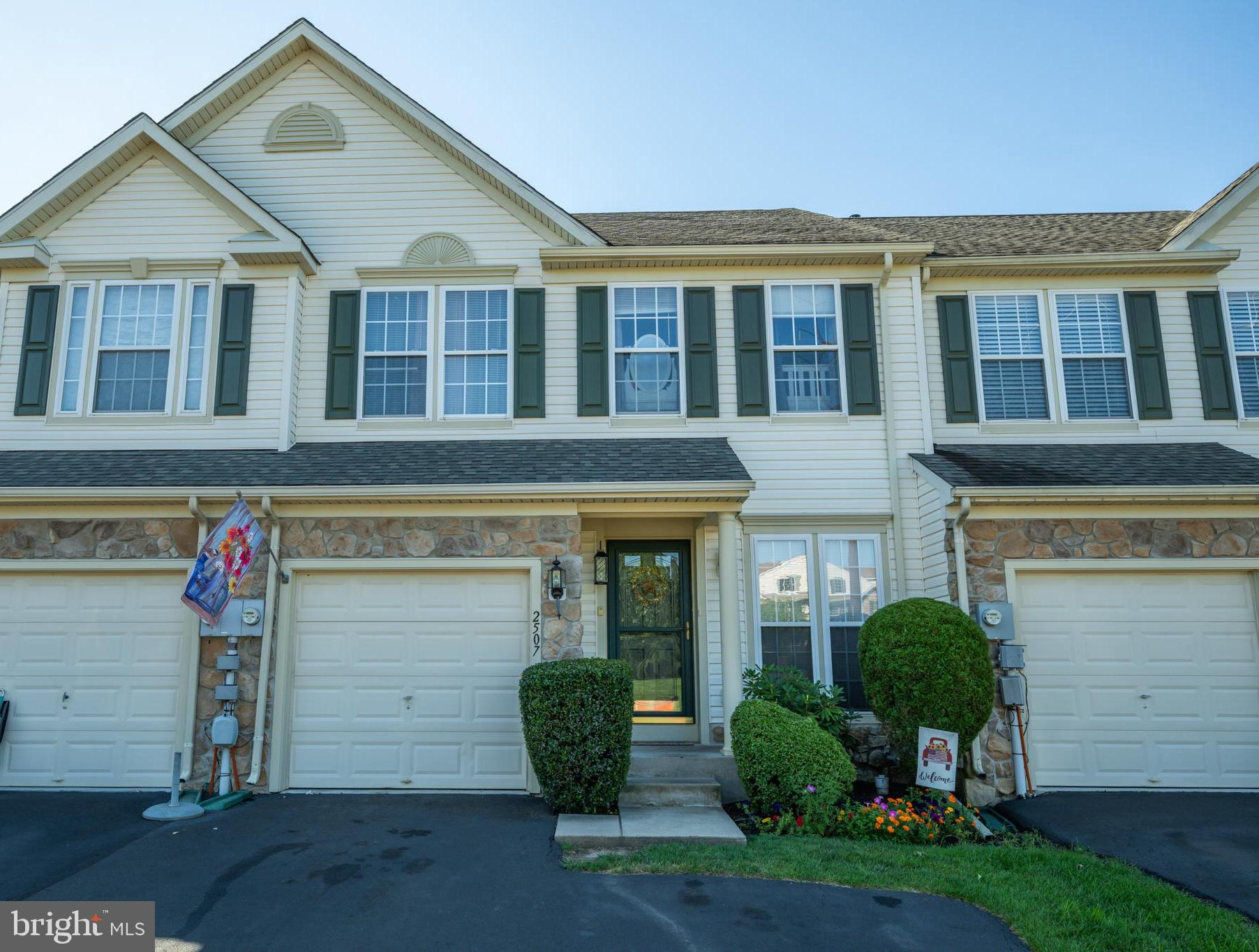 Welcome to this beautiful townhouse where upscale living meets affordability! Set in a vibrant community Orchard Hill offers walking trails, family-friendly amenities and is in close proximity to shopping, entertainment, Peace Valley Lake and Perkasie's social outings! The main floor boasts an open floor plan, accented with warm tones and designed for low maintenance living. The living and dining areas flow seamlessly into the heart of the home. An inviting kitchen with a breakfast nook overlooks the back deck, perfect for morning coffee or evening gatherings! The cozy family room with a gas fireplace completes this level, offering the ideal spot to unwind from a busy day. Upstairs, the spacious primary suite features plenty of room for comfort, walk-in closet, a large soaking tub, and a double vanity. For convenience, the laundry is upstairs along with two additional bedrooms and a second full bath. The finished lower level provides even more living space, perfect for a home office, playroom or media room making this the perfect place to call home!