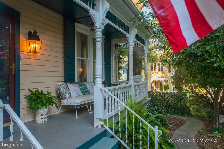 BIG PRICE REDUCTION Elegant Victorian home, expanded; run as a B+B. Quiet, desirable neighborhood a few blocks from MARC station, near Storer/Park Lovely deep lot w/ flagstone paths, nice plantings, big trees, ancient brick church wall in back. Beautifully maintained home: h/w floors, moldings, bookcases, big added family room. VERY PLEASANT, QUIET. Owner former mayor HF. PAY UP TO $5K CLOSING.