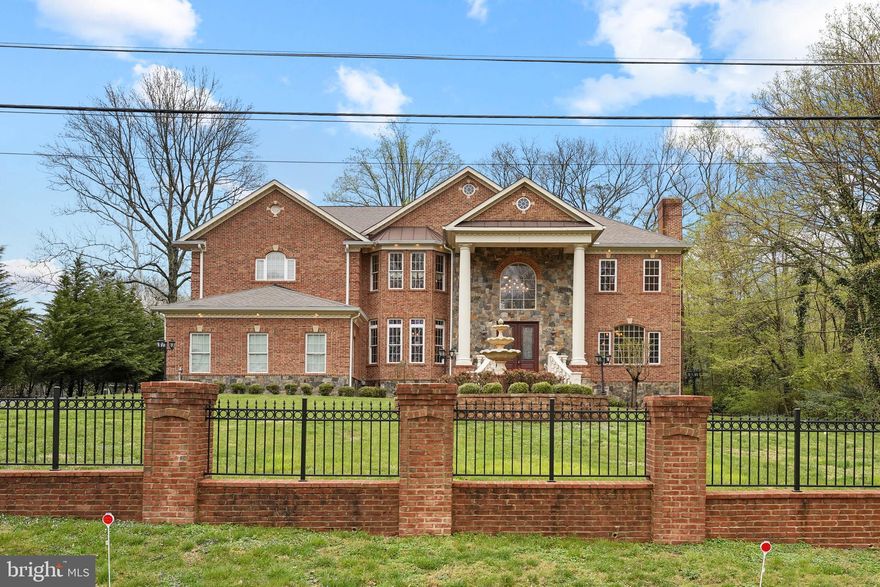 Gorgeous custom-designed and furnished, all 4 side brick, 7 bed/7.5 baths & 3 car garage, grand 8423 sq ft brick-fenced home now in market! You will love the entrance of this two story home with the glamorous Juliet-style balconies custom tailored to perfection.  You cannot miss the beauty of the grand two-level foyer w/ curved stairs, the designer gourmet kitchen w/ custom-built cabinets and exotic granite countertops and top-end SS appliances, or the spacious living room w/ custom trim work and design, or the natural light flowing dining room.  Owners' Suite  is designed to mark magnificence. Office/extra bed space is in addition to the family room and 4 carpeted bedrooms on upper level. You will also find a huge Theater Room, Rec Room, Bar,  BR/2 Baths on lower level. A great location for commuters and close to many amenities!  You will surely want this as your dream home. MUST See!!!