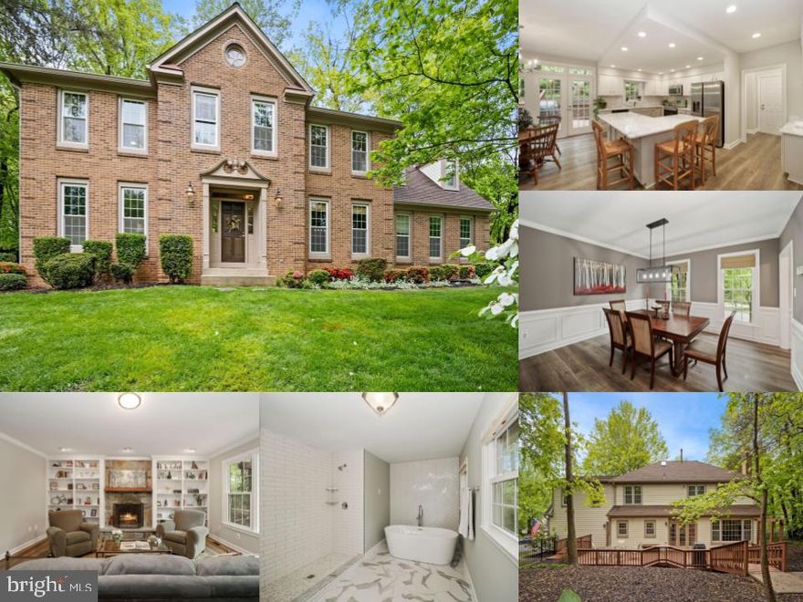 Welcome to North Hill situated adjacent to Fairfax Country Club and George Mason University. This stately colonial in this community is sure to impress, beautiful wide streets, gorgeous homes, and the curve appeal of this home will knock your socks off. Upper level has a bonus second primary bedroom with a separate private staircase to the main level. Don't miss the primary bedroom suite plus a fully renovated gorgeous primary bathroom suite with walk-in oversized shower and free-standing tub and beautiful double sink, and enough room for everyone to use. Fresh carpet and paint on the upper level. Main level contains a large eat-in kitchen with quartz countertops and large eat-in space opening to a beautifully refreshed deck. Rest of the main level has fresh paint, luxury vinyl flooring that is durable and easy to maintain. Refreshed lower level with fresh carpet and a full bath, large storage area finishes out the lower level. 2-car garage side load parking, and a fully finished landscaped backyard complete this gorgeous home. Don't miss out on this opportunity to live in the North Hill Community. Close proximity to Fairfax City amenities, restaurants, fall festival, Fourth of July parade, and Rock the Block Summer Concert Series in Fairfax City. Easy access to Fairfax County Pkwy, Route 66, to Fair Lakes area, and centrally located in Fairfax County with access to major Routes, VRE Train, and commuter buses. Highly desirable Oakview Elementary School, Frost Middle School, Woodson High School.