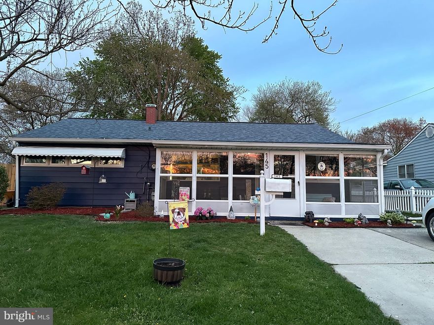 This three bedroom two bath rancher is deceivingly big. Large addition includes an oversized family room and a master suite with its own bath and walk in closet. Other features include a spacious kitchen with stainless appliances, formal dining room, formal living area, enclosed front porch and a covered side porch idea for outside entertaining. Many upgrades include new roof in 2022, new HVAC in 2021, new hot water heater in 2021 and all new kitchen appliances in 2020.  Large fenced yard and off street parking for two cars.
