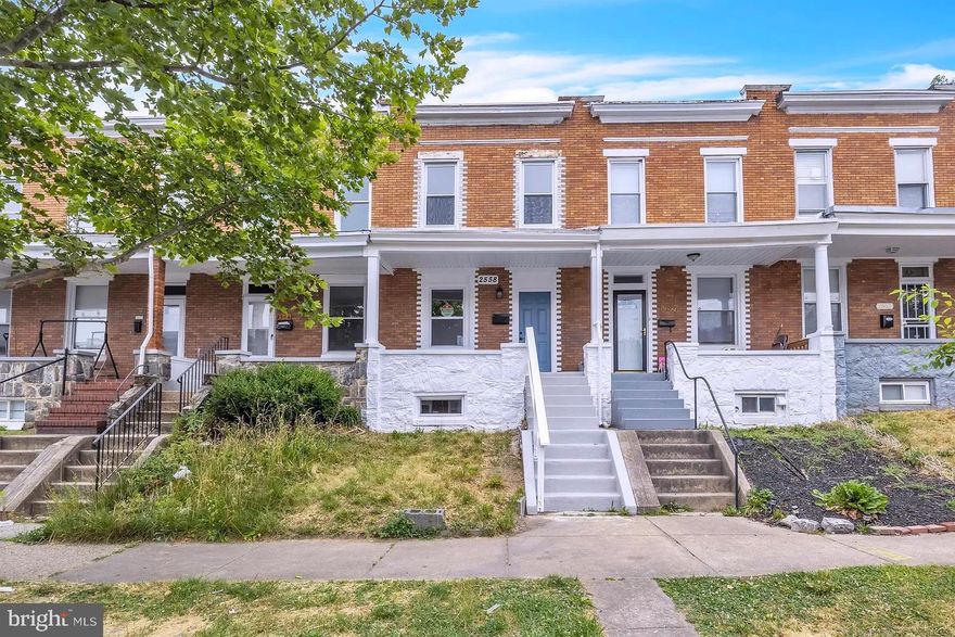 ONLINE AUCTION: Bidding begins 3/13/2025 @ 10:00 AM. Bidding ends 3/17/2025 @ 12:30 PM. List Price is Suggested Opening Bid. 2 Story Porch-Front Townhouse located in the Clifton Park, Clifton Park Golf Course, Lake Montebello, John Hopkins University, Medstar Union Memorial Hospital, & Erdman Shopping Center. Property is Rented. Easy Access to Major Traffic Arteries Harford Road & North Ave. Deposit: $10,000.