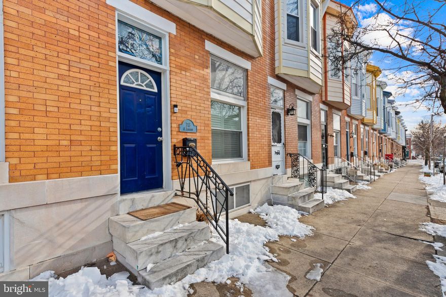 This home has the Canton trifecta of easy parking, a huge rooftop deck, and 3 bedrooms + 3 bathrooms—an excellent investment opportunity!

Fabulous Canton offering on a prime block with off-street parking. What makes this beauty unique is the superb combination of modern updates and renovations while preserving the original detail of the home. Original hardwood floors, exposed brick, and high ceilings add timeless charm. The open floor plan on the main level offers inviting living and dining areas alongside a renovated kitchen. The second floor features two bedrooms, an awesome and practical open office space, and a renovated bathroom. Both bedrooms are equipped with ceiling fans for added comfort.

The seller has thoughtfully added a full bath to the spacious second-floor front bedroom, enhancing comfort and convenience. The fully finished basement boasts a third bedroom and an additional modern bath with a charming clawfoot tub, providing versatile living space perfect for guests or a private retreat.

Situated on a prime block of Linwood Avenue, this home offers easy parking thanks to one of the widest alleys in Canton. The charming bay windows not only elevate the home's curb appeal but also expand the living space in the primary bedroom, creating a bright and inviting atmosphere.

Several thoughtful touches throughout make this home truly stand out. Enjoy breathtaking, sweeping views of the city from the incredible rooftop deck—ideal for relaxing or entertaining guests. This property blends modern updates with classic charm in a sought-after location, truly in the heart of Canton and convenient to the park, waterfront, and everything the area has to offer.