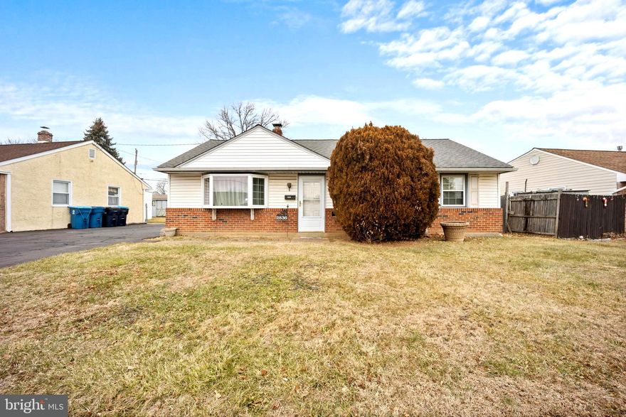 Welcome to 2836 Windsor Drive in the heart of Nottingham village.  Offering effortless one-level living, this 2-bedroom 1 full bath rancher blends comfort with understated elegance. As you step inside, you're greeted with natural light designed layout that fills the space, creating a warm, easygoing atmosphere. The spacious primary has a huge walk-in closet with ample storage along with the 2nd bedroom that can be used as an office or den.  This kitchen opens to a dedicated dining room that is ready to enjoy as-is, with a practical layout and plenty of storage. While perfectly suited for today’s needs, it also offers an easy opportunity for stylish updates down the road to match your personal aesthetic.  

The family room is a welcoming retreat, featuring skylights that fill the space with natural light and a cozy wood-burning fireplace as the focal point to enjoy and relax. Just off the room, is a dedicated workshop that adds flexibility perfect for hobbies, creative projects, or additional storage. The backyard has a patio for grilling or to just sit and enjoying the quiet outdoors with 3 generous size sheds for extra storge. 

 With some TLC and curated updates, this home has the potential to become a refined, low-maintenance retreat perfect for those looking to purchase a starter home or to downsize without sacrificing style or comfort. Easy access to Route 1 and the turnpike along with stores, and plenty of restaurants to enjoy. A rare opportunity to simplify your lifestyle while creating a space that truly feels like home.  Don't miss the chance to enjoy easy living while adding your own personal touch.