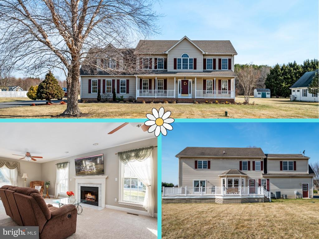 SELLER is in the process of installing new 50 yr roof with 25 yr wind warranty! Also main level AC unit, furnace is less than a year old and RO System at the sink! PRICED TO SELL! Welcome to this charming Colonial set on a 1-acre lot in the sought-after Clairborne Fields community! With over 2,600 sq. ft. of living space plus an oversized two-car garage, this home offers plenty of room to spread out—inside and out. The upper level features three spacious bedrooms, including a primary suite, plus a huge bonus room/flex space that could easily serve as a fourth bedroom, home office, or recreation space. The main level boasts generously sized rooms including a large open kitchen, ready for your vision to refresh and make your own. Step outside to your expansive deck, perfect for entertaining or unwinding while enjoying the serene backdrop of mature trees. With peaceful wooded views and a prime location, this home is move-in ready for someone looking to add their personal touch. Don’t miss this opportunity to own a spacious home in an incredible neighborhood!