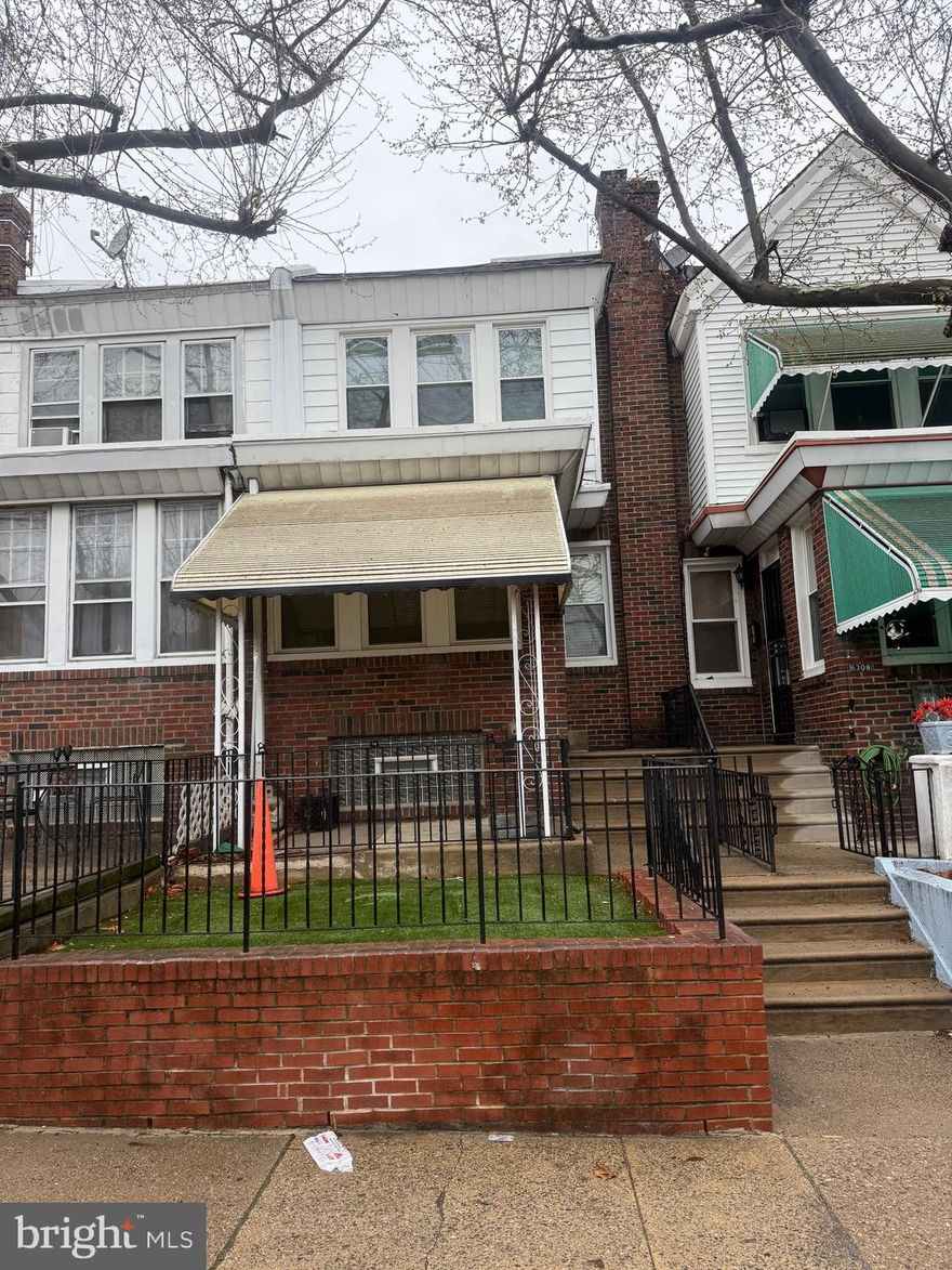 Welcome to 6306 Brous Ave, Philadelphia, PA 19149—a solid 3-bedroom, 1-bathroom row home in the heart of the Mayfair/Tacony area. This property is brimming with potential and just waiting for your vision. With some updating, it could shine as a great income-producing rental or a profitable fix-and-flip opportunity. This would also work for a first time home buyer looking to gain instant equity. 



Features include a traditional layout, spacious bedrooms, and a full basement with additional storage or finishing potential. The home is situated on a quiet residential block with easy access to shopping, public transportation, and major highways.



Don’t miss this chance to add a valuable property to your portfolio—schedule your showing today!