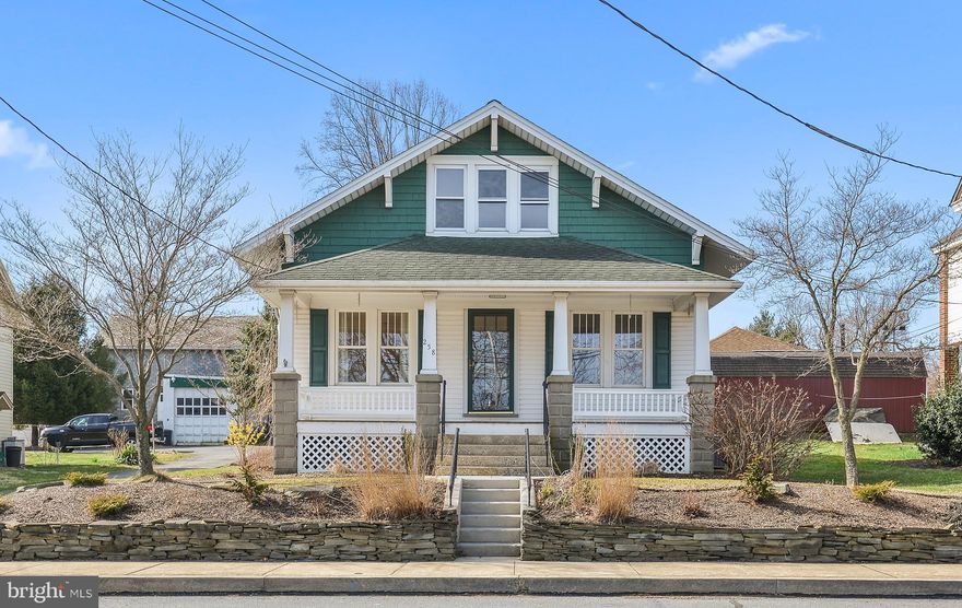 Welcome to your next home!!  This charming 1-1/2 story bungalow with two first floor bedrooms has a large master suite with full bathroom on the second floor! There are beautiful hardwood floors, exposed beams, and shiplap throughout. Enjoy the large, four seasons room year around.  Your next home also has 2-car detached garage with additional land behind the garage which is perfect for outdoor entertainment.  The basement is partially finished with a laundry room.  So, pack your bags and come see your next home.