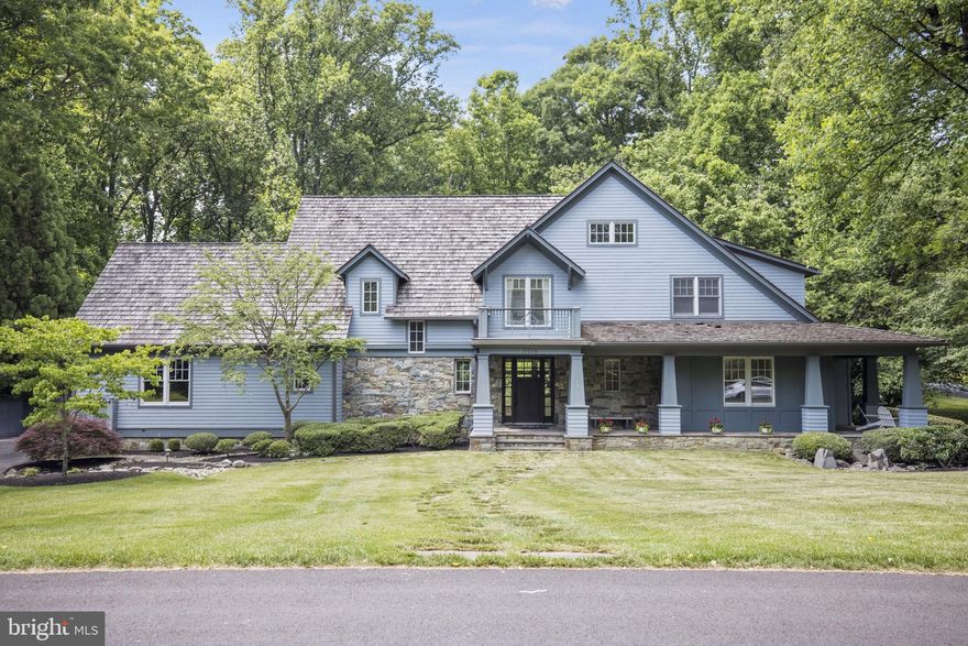 Welcome to 11516 Dahlia Terrace, a stunning modern oasis sited on a prime .73 acre cul-de-sac lot in the Merry-Go-Round Farm Community. This prestigious neighborhood boasts 81 custom built homes on a sprawling 204-acres, offering an equestrian center with groundkeepers and barn staff, miles of hiking and riding trails and views of the Potomac River. Upon entering this exquisite 5 bedroom, 3.5 bathroom home, you'll be greeted by the two-story great room bathed in natural light from its wall of windows, featuring a striking floor-to-ceiling stone fireplace which adds a touch of grandeur and warmth. Two atrium doors lead to the terrace overlooking the magnificent salt water pool. The great room, open to the dining room and chef’s kitchen, gives the home a seamless flow and welcoming atmosphere for intimate or large gatherings. The gorgeous main level primary suite provides comfort and seclusion. Featuring a gas stone fireplace, access to the expansive terrace, and a spa inspired bath, this is a true retreat. Adjacent to the primary suite is the sitting room/library with access to the tranquil wrap around front porch spanning the entire side and front of the home. Completing the main level is a formal powder room, combined mud and laundry room with ample storage space that leads to the oversized 2 car side loading garage. The upper level balcony with custom glass and wood railing overlooking the great room and backyard is truly breathtaking. Three sizable bedrooms, one of which may be an alternative primary suite/office with a gas fireplace and sitting area offers flexible living options on this level. The walk out lower level complete with over 2,000 finished square feet is yours to enjoy hours of entertainment. The recreation and game area has a gas fireplace, a wine closet, and access to the expansive screened porch. For those who enjoy staying active, there is a gym where you can enjoy watching your favorite shows while working out. Rounding out the lower lower level is a 5th bedroom, full bath, a mini kitchen, and an additional laundry room. The extraordinary private backyard backing to woods highlights the free form saltwater pool built into natural boulders for refreshing summer dips, an inviting outdoor gas fire pit for cozy evenings, and beautiful stone terraces perfect for sipping morning coffee or hosting happy hours with friends. Located in the highly rated Churchill school district, offering easy access to the restaurants and shops at Potomac Village as well as major commuter routes. With its beautiful custom features, spacious layout, and desirable amenities, this is a truly remarkable home in an exclusive community.