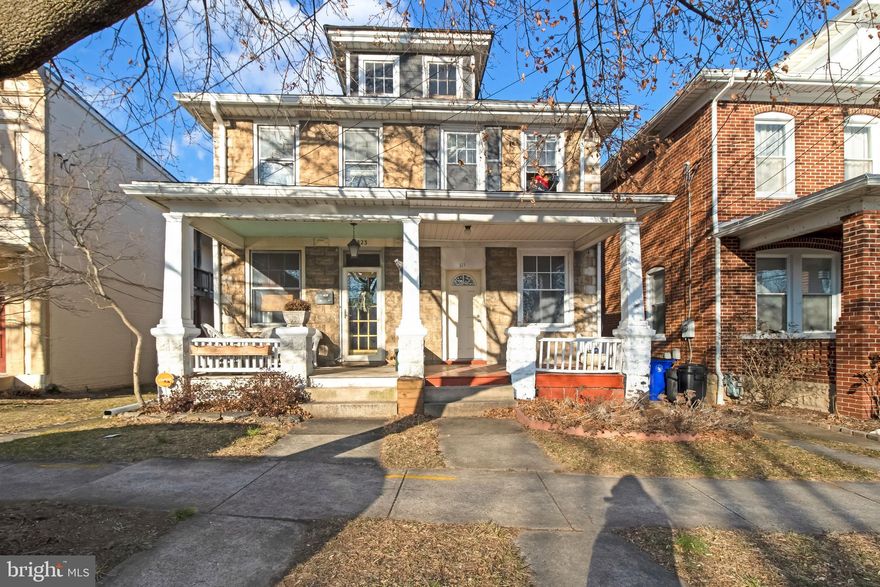 Great opportunity to acquire this duplex unit townhouse that is strategically located directly opposite the Frederick Memorial Hospital. It is zoned commercial  with residential use currently on the upper level which comprises 2 bedrooms, a kitchen and a full bathroom. The main level is an open showroom area; designed for commercial /office /retail activities. Ideal for someone in the medical fraternity or allied services to live and work.  The basement houses the utilities. Currently occupied by tenantSee our walkthrough 360 degree video tour in the link above. Neighboring similar properties have sold in the 370k range