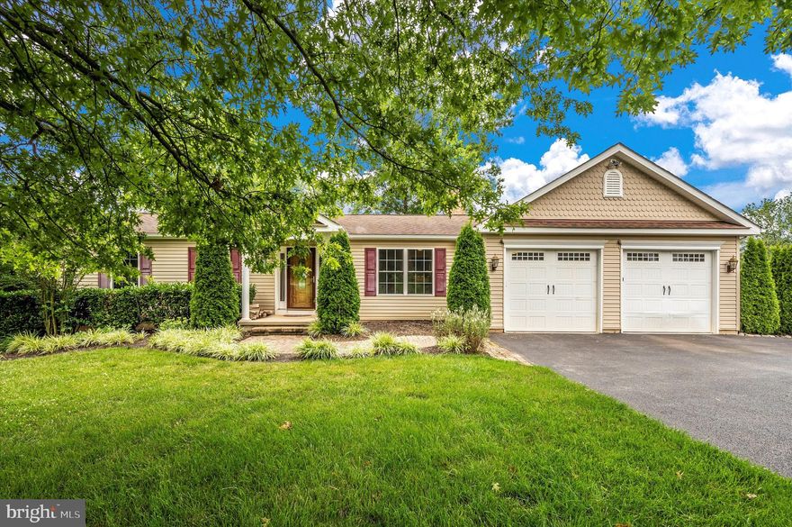 OFFER DEADLINE Tuesday  7/18 3pm.  Bring your best and final!!! 
One level living at its best!   Welcome to this stunning home offering a perfect blend of comfort, functionality, and serenity.   3 bedrooms and 3 baths,  providing ample space for your family's needs.  Step inside to the  foyer leading to open living concept, creating a warm and welcoming atmosphere for both relaxing and entertaining. The spacious kitchen seamlessly flows into the living and dining areas, making it an ideal space for gatherings and lasting memories.  The primary suite an added addition in 2009, with gleaming hardwood floors, expansive walk-in closet, tray ceiling and access to rear deck.  Primary bath with double sinks, soaking tub, and stand up shower.  Enjoy the outdoors on the trex deck, overlooking the beautiful back yard with 2 awnings, so you can relax and entertain in comfort, regardless of the weather.  Get your morning exercise in the swim spa on ground level, along with a partial jetted hot tub area, offering a luxurious retreat for relaxation. The expansive 2-car garage provides ample space for your vehicles and additional storage needs.  The home features a laundry/mudroom/pantry room, offering convenience and functionality in your daily routine. Additionally, the partially finished basement is a versatile space, perfect for pursuing hobbies or transforming into your very own in-home gym.  Wood stove and additional washer dryer  located in the basement.  All situated on a generous 2.5-acre lot, with beautiful lush landscaping and parking for your RV, this property is a true oasis.   Let's not forget the oversized shed shop with electricity, drive-in doors on either side  is a dream come true.  Perfect space for  all of your workshop needs and lawn care equipment.  Don't miss the opportunity to make this gem your new home.  Start living your dream lifestyle in this exceptional property with quick accessibility into DC, MD, VA.  ** PHOTOS coming Monday 7/17.