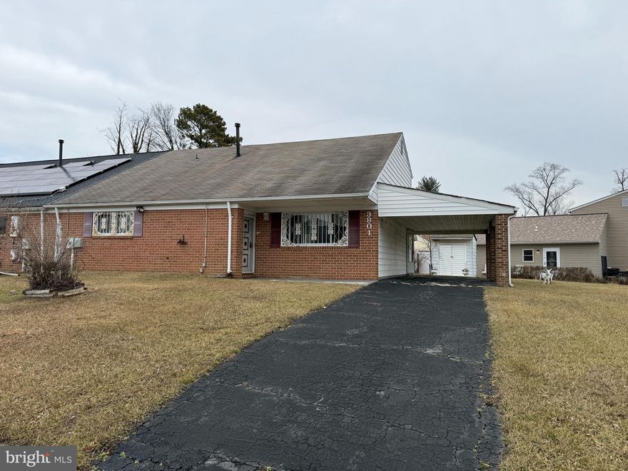 Bank approved short sale.  All offers responded to within 24-48 hours. Pull up to this massive corner lot pleasantly situated smack dab in the heart of Randallstown right where you wanna be and you will be delighted at the potential. As pretty as that curb appeal is, don’t be fooled by the size of this brick & frame contemporary,  once you walk into this place you will be blown away at how much room there is to create your latest vision of what luxury living looks like. Along with the giant bonus room upstairs, you will enjoy three giant bedrooms, two main floor full baths, a humongous living room, fancy foyer and an ample kitchen to cook up some excitement. Outside there's a shed, a rear patio, multi car driveway and a carport to boot! And this giant corner lot is the perfect canvas to create your next showstopper! You already know there are great things going on in this convenient county neighborhood so don't mess around and let it slip away !