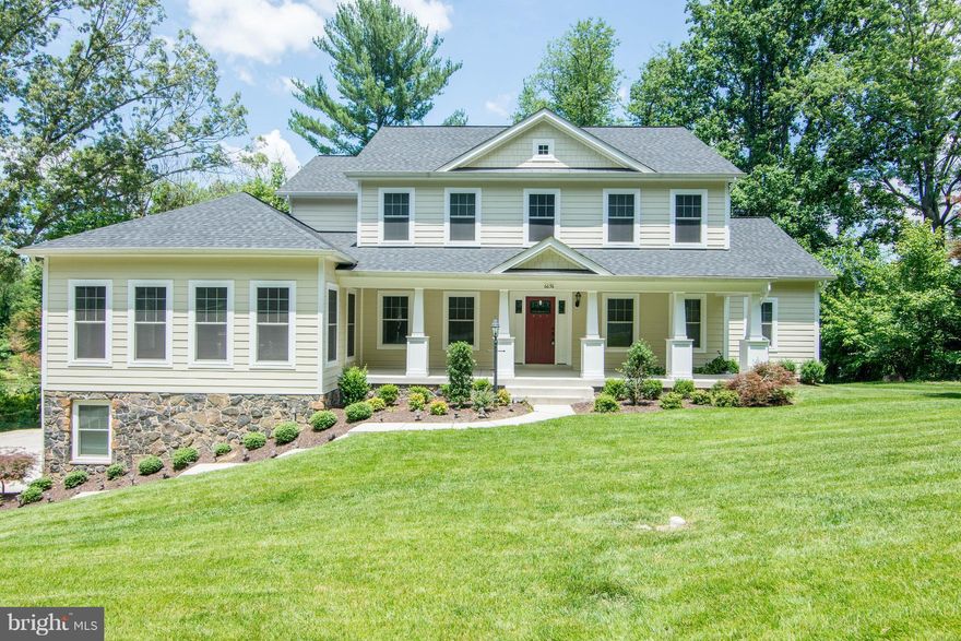 Absolutely gorgeous single family home in Falls church, Stunning oak stairs, gleaming wood floors, Well laid out rooms.  Super spacious Sun room for multiple use.  Main level in-law suite with full size bathroom, Upgraded cabinets, Granite counters, Upgraded tile floors in all bathrooms. Maintenance free deck. Luxurious mouldings, Separate dining room and formal living room.  Lawn mowing service, Shrub care provided by landlord, Excellent credit, strong income proof a must. Single family use only(No housemates) No pets, 2 year lease minimum required.