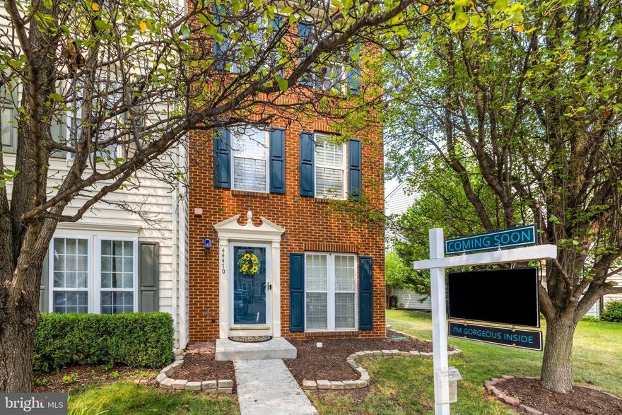 DEAD LINE FOR OFFERS IS Monday,  August 7 at 11am.  SELLER KEEPS THE RIGHT TO ACCEPT THE OFFER PRIOR THE DEAD LINE.
Location! Location! Location! Charming end unit Townhouse in desirable Ashburn Village! This beautiful House is welcoming you with privacy and comfort. Main level offers you a cozy living room with bump out for more space and light. Gourmet kitchen has a movable island for your convenience, white cabinets, granite countertop,  double sink, stainless appliances and more. Plus a great size pantry/laundry combining space. Open eat-in kitchen will walk you out through the french door to your fenced backyard. More privacy will be added by custom built plantation shutters. Second floor will warm you with a cozy fireplace in the family room also offering a bedroom with full bathroom. There are two great size bedrooms with extended Jack and Jill bathroom on the third level. This house has a lot to offer, including new paint, new carpet, LVP floor on the main level (2020), water heater (2020), HVAC (2019), washing machine (2018) and more. Two reserved parking spots and plenty of guest parking. Close to shopping centers, restaurants, groceries, library, Ashburn metro station and more. HOA includes tremendous amount of amenities and attractions. It's a true gem!   Hurry up, it will sell fast!!!