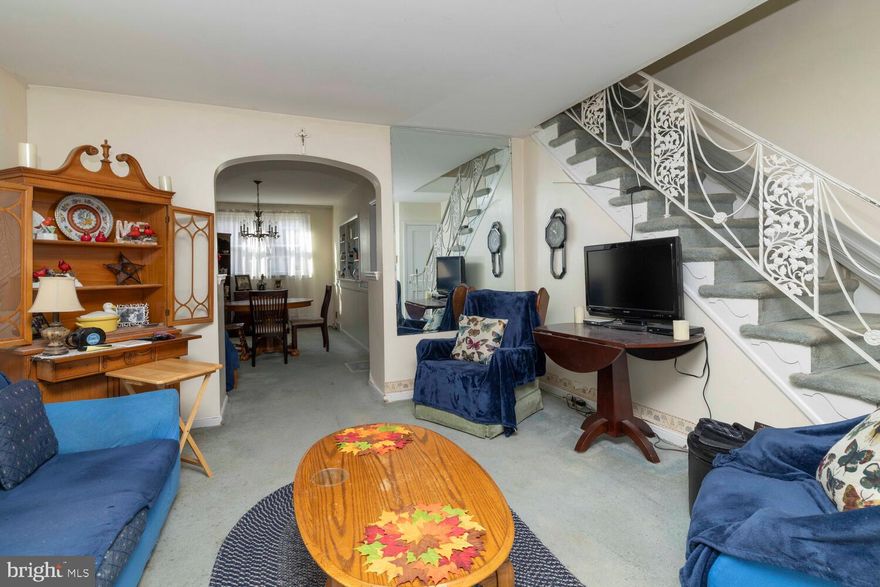 Classic Brick Beauty. Walk to train or bus and park. Easy access to all points in any direction., shopping, schools, parks, train  etc. The classic wrought iron fence gives elegance to the entry into this fine home. Versatile floor plan for maximizing space and furniture.  We believe hardwood under carpeting, replacement windows. Back yard has durable chain link fence for privacy. As you enter the front door it will feel like you are home. The spacious room leads into the Archway to the formal dining room having a pass thru to the Ceramic tiled Kitchen. Gas cooking on a 5 burner stove,  dishwasher abd garbage disposal. Lots of nice cabinet and counter space and room for a table and chairs or Island.. The second floor boasts 3 nice size bedrooms, the largest able to accommodate King Size Furniture plus 3 closets. The linen closet is  easy access in the hall.  The ceramic tile bath with Tub/shower is nicely sized.  From the Kitchen the stairs down to the basement are lined with extra storage. The room is beautifully panneled just waiting for your imagination to take hold for the various uses. The laundry/utility room houses the gas hot water heater, and the gas hot air heater. with plenty of room for the washer and dryer and easy access to teh back yard and garage with auto opener. Picture yourself and the amenties you crave and move right in.