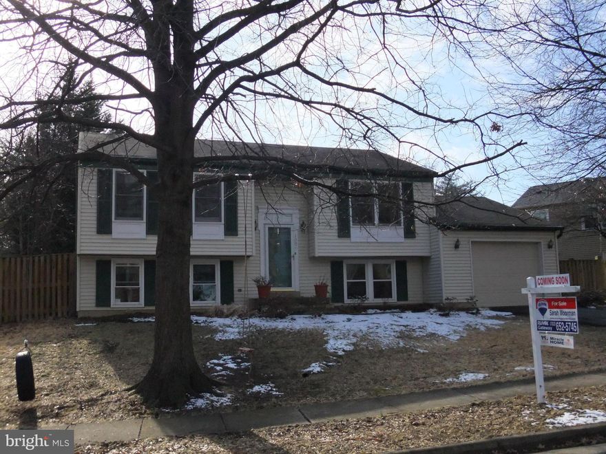 Great house located in a Great Neighborhood!  Near future Silver Line Station and Runnymede Park. Open floor plan, large LR and DR!  Woods throughout!  Large Deck and Yard-Playground Equipment Conveys! New LL Windows, New HVAC Humidifer, New W/D.  4 bedrooms with 2 updated baths!  BIG Closets!  Waiting for you to move right in!