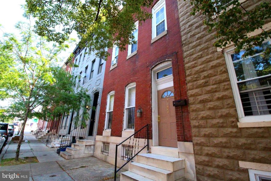 Fantastic value in Druid Heights. Nestled on a block with recent rehabs this property features towering ceilings and oversized rooms. Approaching the home you are wowed by the brick facade accented with marble foundation and steps, all in their original intended condition. As you enter the home you are greeted by a large living space adorned with a decorative brick fireplace feature, original hardwood floors, and large windows. As you pass the main staircase you will find a dining room that could accommodate countless guests. The kitchen is large enough to allow for its own eat-in dining space. The kitchen provides access to a backyard that awaits your love and care. Upstairs features 3 bedrooms all with tall ceilings, closet space and plenty of room  to spread out. The basement features tall ceilings and is open enough to provide a palette for anyone looking to expand the livable area of the property. With a little TLC this could be a fantastic home or investment.