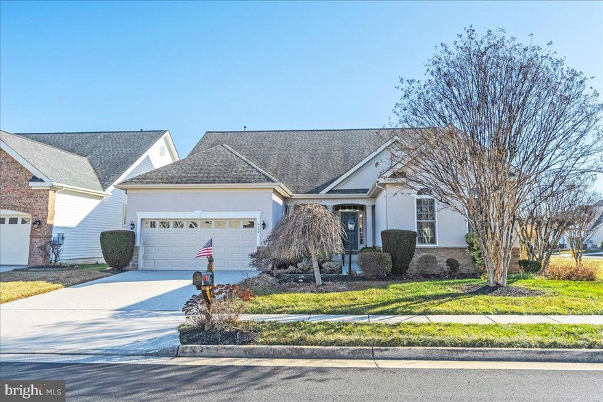 New Carpet and Paint! Newer Roof and hot water heater! Step into an immaculate retreat designed for comfort, space, and effortless living in the sought-after Heritage Hunt community. This Lakemont II model from the Executive Collection offers three bedrooms and three full baths, thoughtfully laid out to support both everyday ease and memorable gatherings. From the moment you enter the hardwood-floored foyer, the home feels light and welcoming, with vaulted ceilings, generous windows, and a flowing main-level design that allows each space to feel distinct yet connected. The living/dining and family rooms invite quiet mornings and relaxed evenings, while the gas fireplace adds warmth and ambiance. The kitchen is a true centerpiece—beautifully appointed with gas cooking, GE Advantium double wall ovens (including convection oven/microwave), abundant cabinetry, a large island with breakfast bar and wine storage, and a sunny eat-in area framed by a bay window, perfect for lingering over coffee or casual meals. Just beyond the family room, the sunroom opens to the deck, creating a seamless indoor-outdoor connection ideal for unwinding as the day winds down—sunset photos from this premium lot are nothing short of spectacular. The main-level primary suite offers a peaceful escape with dual walk-in closets, a linen closet, and a spacious bath featuring dual sinks, a soaking tub, separate shower, water closet, and comfort-height toilet. A second bedroom suite on the main level provides flexibility for guests or hobbies, and the den/office with French doors provides workspace or possibly a library. The upper-level loft, additional bedroom, and full bath offer even more room to spread out or give guests their own space. Finally, the convenience of a mud/laundry room with utility sink off the garage means never tracking in unwanted dirt! The expansive unfinished lower level with walk-up access presents endless potential for future customization. Outside, the premium corner lot provides welcome breathing room on one side, mature landscaping, and a setting that feels open and serene, yet connected—an attractive pond is located just down the road, adding to the sense of tranquility. With a two-car garage, maintenance-free exterior, and access to Heritage Hunt’s extensive amenities including clubhouses, pools, fitness center, courts, golf options, and miles of paths, this home delivers an elevated lifestyle where every detail has been carefully maintained and thoughtfully designed. And if you want to venture out of the community, just outside the gates are wonderful restaurants, shopping centers (including Virginia Gateway) and access to major roadways. It really does have it all!   Please note: HOA fee includes basic cable, high speed internet, phone, trash and snow removal, common grounds, indoor and outdoor pools, meeting room, library, party rooms, billiards and game room, tennis courts, pickleball court, bocce ball court, walking paths, putting green & security gate. Buyers pay a Capitol Contribution fee of $4800 at closing.