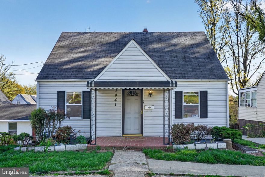 This well cared for home has 4 bedroom and 2 bath.   The home has bedrooms on the mail level, well sized kitchen and living room.  With a little TLC you can turn into a home your vision.  It has a big yard and nice driveway to park your vehicle.  The basement has a bathroom with walkout access.   Located near 295 and on the DC boarder you can easily access the best DMV has to offer