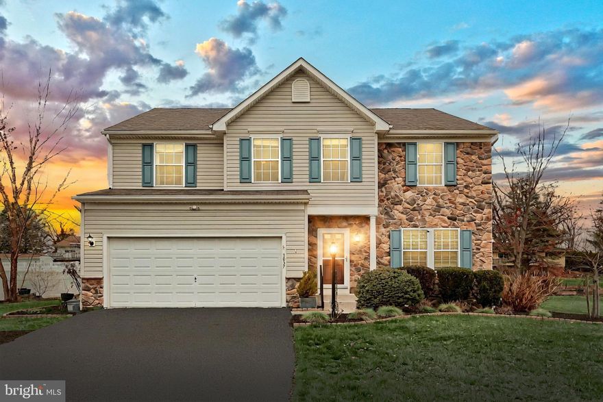 Over 4,000 sf beautiful home in Spring Grove schools. Nestled in a quiet cul-de-sac, this 4-bedroom, 3.5-bathroom home offers the perfect blend of space, style and convenience. The main level features an open layout except for the private office suite off the living room. Bright four-season breakfast room off the kitchen is perfect for enjoying morning coffee. The kitchen is designed for functionality, featuring a pantry, ample cabinet space, and a coffee bar. All appliances convey.  The living room is the focal point, featuring board & batten accent walls, a cozy gas fireplace, and brand-new carpet. Upstairs, you'll find spacious bedrooms, a 2nd floor den, and a convenient laundry room. The luxurious master suite boasts his & hers closets and a private en-suite bathroom, creating the perfect retreat. The finished basement offers even more living space, complete with a full bath, built in storage, and room for entertaining. Additional storage room in basement. 2-car garage with a custom wall storage system.  Outside, a Master Gardner's touch ensures beautiful surprises will bloom in the next coming months. Shed included. The neighborhood is great for walking, close to conveniences and provides easy access to Rte. 30, York New Salem, and MD commuter routes. With freshly cleaned carpets and a professionally cleaned interior, this home is move in ready. Don't wait-schedule a showing today. This is HOME!