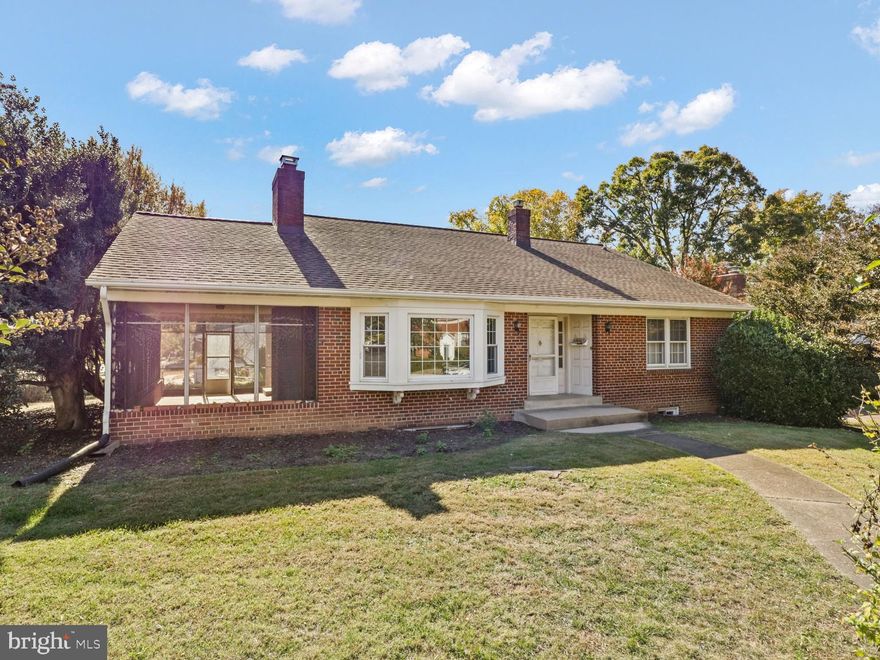 Ideal for buyers seeking a solid mid-century brick home with renovation potential and expansion options, set in Braddock Heights, Alexandria Virginia—one of Alexandria City's most established neighborhoods where classic homes and mature trees still define the streetscape. Only a quick trip to Del Ray, Rosemont, Shirlington, National Landing, and Old Town for recreation, errands, and dining, plus I-395 for rapid access to the Pentagon, Washington DC, Arlington, and Reagan National Airport.
For buyers who value architecture with integrity and want to bring their own design vision to life, this home offers scale, light, and a rare blank canvas.
This solid 1959 brick rambler embodies the postwar design era that prized simplicity, livability, and connection to the outdoors. True to its mid-century roots, it features clean horizontal lines, generous windows, and an easy flow between rooms—built for function first and comfort always. Offering nearly 3,700 square feet across two levels, it gives buyers a sound foundation to work from without paying for someone else’s partial renovation.
The main level includes hardwood floors, three bedrooms, two baths, a large living room with fireplace, dining room opening to a screened porch, and a galley kitchen ready for redesign. The lower level spans the full footprint with recreation space, bonus room, and rough-in bath with walk-out stair access to the rear yard.
Recent fully renovated homes of similar size in area have sold between 1.25 and 1.30 million, defining today’s top-of-market range. Offered now at 985,000, this home represents a rare opportunity priced well below replacement value.
Available for a limited time in as-is condition before the seller begins renovation plans for spring—an invitation to reimagine one of Alexandria’s enduring mid-century homes.
