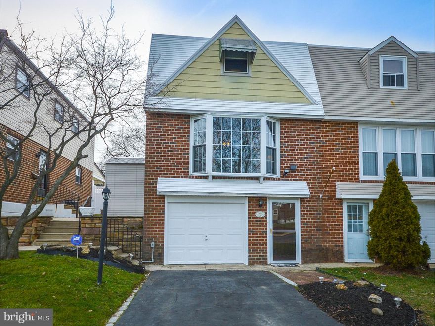 Welcome to this move-in-ready home with remodeled and updated kitchen and bathrooms, finished basement and fenced-in rear yard that is a standout from all others on the block.   The open concept kitchen was updated in 2009 and is a chef's delight featuring stainless steel appliances, easy to maintain countertops and attractive yet durable and easy to clean tile floors.  The upgraded maple cabinets will store all of your favorite items and the recessed lights and spot lighting will make food preparation effortless.   Imagine the ease at which you can entertain both indoors and outdoors with access from the eat-in kitchen through the sliders to the spacious, privacy fenced in rear yard. The oversized patio will accomodate your gas grill and casual outdoor dining.  The beautifully terraced stone planting beds at the rear of the yard are ready for your amazing flower or vegetable garden. The large storage shed can safely stow all the essential garden tools and equipment for your entertainment oasis.  Your guests will feel comfortable inside as well when you invite them into the main living areas filled with warm earth-tone walls and easy-care carpeting that is in excellent condition.  The morning light will stream in the large bay window that offers options for furniture placement in the living room. The finished basement on the lower level could be used as a man-cave/media room, deluxe workout space, or game room.  Rounding out the entertainment area is a conveniently located and superbly updated 2-piece powder room. The upper floor bedroom level features a spacious master bedroom with natural morning light and plenty of storage. The nicely-sized light and bright second and third bedrooms are served by the recently updated main bathroom.   Additional features of the home include newer gas furnace (2007), hot water heater (2014), hardwood floors under carpets, lower-level laundry, security system, one-car attached garage with interior access, and motion-sensor exterior lights to guide you to the main entrance.