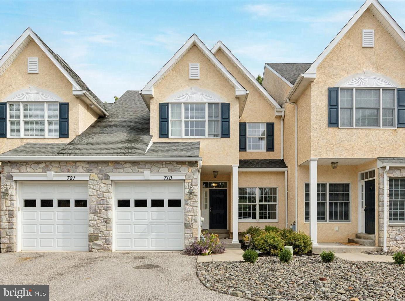 Discover this beautiful 3-bedroom, 3.5-bath townhome that perfectly blends style with everyday comfort. Ideally situated within walking distance of Merck and just minutes from major highways, public transportation, and the SEPTA rail line, this home is a commuter’s dream. Enjoy easy access to outdoor recreation, with Norwyn Pool and Upper Gwynedd Park nearby—featuring walking trails, a playground, and courts for basketball, tennis, and pickleball. Inside, the main level offers hardwood floors, a warm and inviting living room room with a cozy gas fireplace and access to the freshly sealed patio. The eat in kitchen has a built-in bench seat and newer appliances: Refrigerator (2020), Microwave (2020), Stove (2021), Dishwasher (2022), and Plumbing Fixtures (2021) . A powder room, coat closet with custom closet system, and direct entry to the one-car garage complete the main floor. Upstairs, the hardwood floors continue. Step into the primary suite with a walk-in closet outfitted with a custom closet system and a fully remodeled (2020) en-suite bathroom with a tiled shower, soaking tub with tiled tub deck, vanity with quartz countertop, and all new plumbing fixtures. Two additional bedrooms offer generous space and closets have also been outfitted with custom closet designs as well. The hall full bathroom, tastefully updated in 2023, features a vanity with quartz countertop and all new plumbing fixtures. Laundry closet with newer Washer & Dryer (2025) are also conveniently located on this floor. Continue back downstairs to access the thoughtfully finished basement (2023) with vinyl flooring, custom built-in wet bar, a full bathroom with tiled shower, and plenty of space still for storage! If all this wasn't enough the hot water heater was replaced in 2022 and the brand new HVAC was installed in 2024. All that's left for you to do is move in!