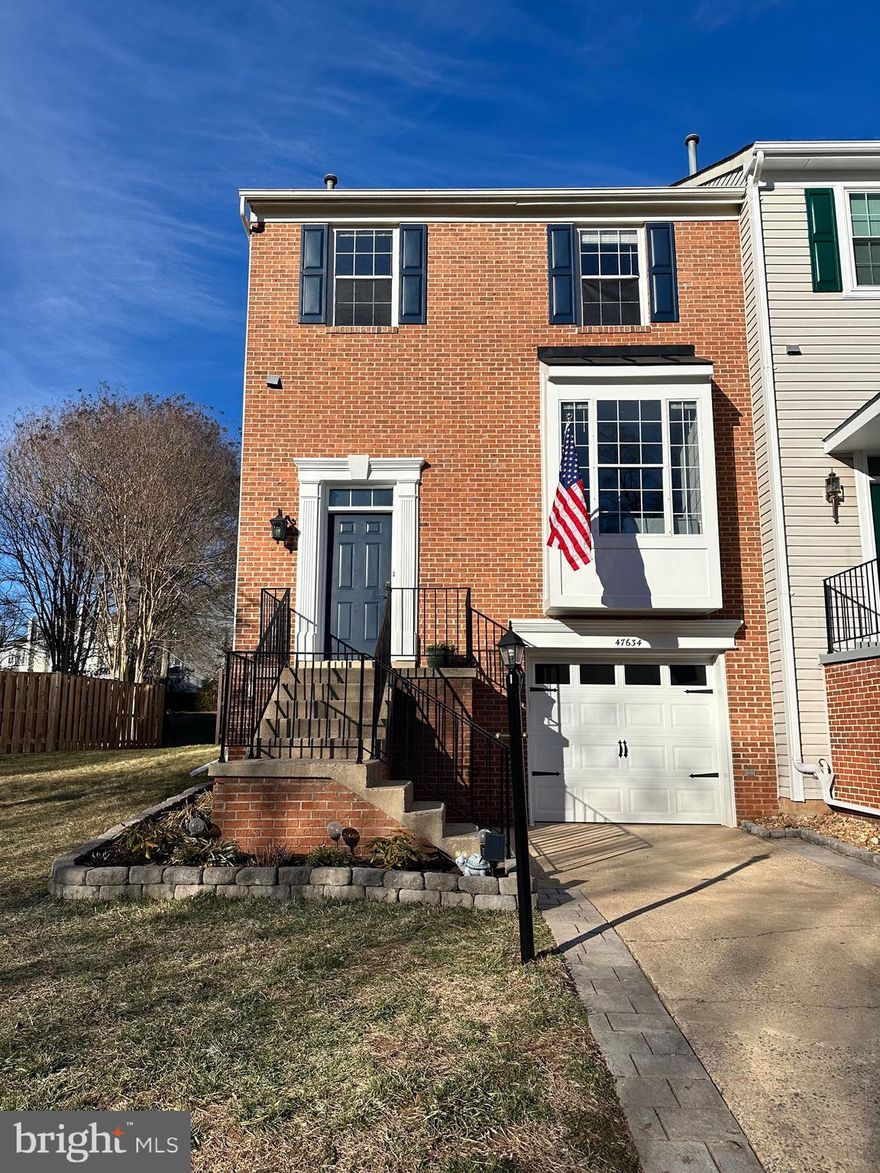 Property Available for Showings on March 7th – Stay Tuned for More Photos!

Welcome to this beautifully maintained end-unit brick townhouse, nestled in the sought-after Lowes Island community and backing to an open common green space.
This home boasts fresh paint, new carpet in the bedrooms and basement, and newer flooring on the main level (2022). Most windows have been replaced between 2020-2025 (five of them are scheduled for installation in the coming weeks). Additional recent upgrades include: New sliding door to deck (2024),  Newer roof (2018),  New HVAC system (July 2024) with a transferable 10-year warranty, Water heater (2020), New sump pump (2024),  New garage door and opener (2024)
The updated kitchen features new granite countertops and newer stainless steel appliances and opens to an updated deck (2021). The fenced backyard includes a freshly painted fence for added charm.
The recently updated master bathroom offers dual vanities, a soaking tub, and a frameless shower for a spa-like experience.

Residents can enjoy the exceptional amenities of the Cascades community, including pools, parks, tennis courts, trails, pickleball courts, a gym, and a vibrant community center. This home is ideally located just moments from the Potomac River, Volcano Island Waterpark, Seneca Regional Park, Algonkian Park, and major commuter routes.

Don’t miss the opportunity to make this stunning home yours!